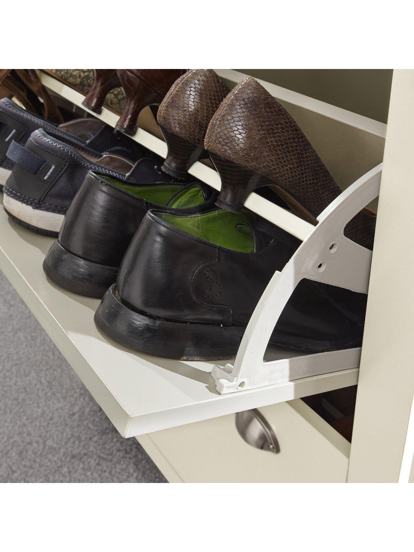 Image 5 of 5 of GFW Lancaster 1 Drawer Shoe Storage - Cream