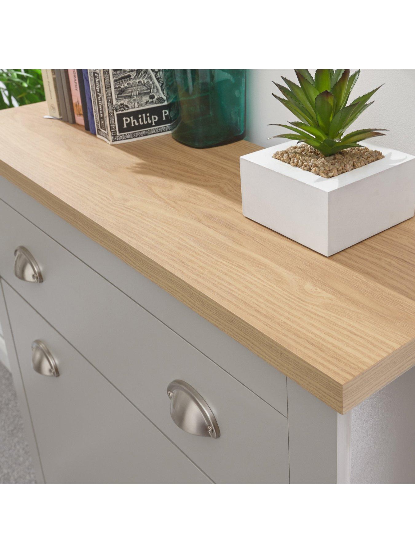 Image 3 of 5 of GFW Lancaster 1 Drawer Shoe Storage - Grey