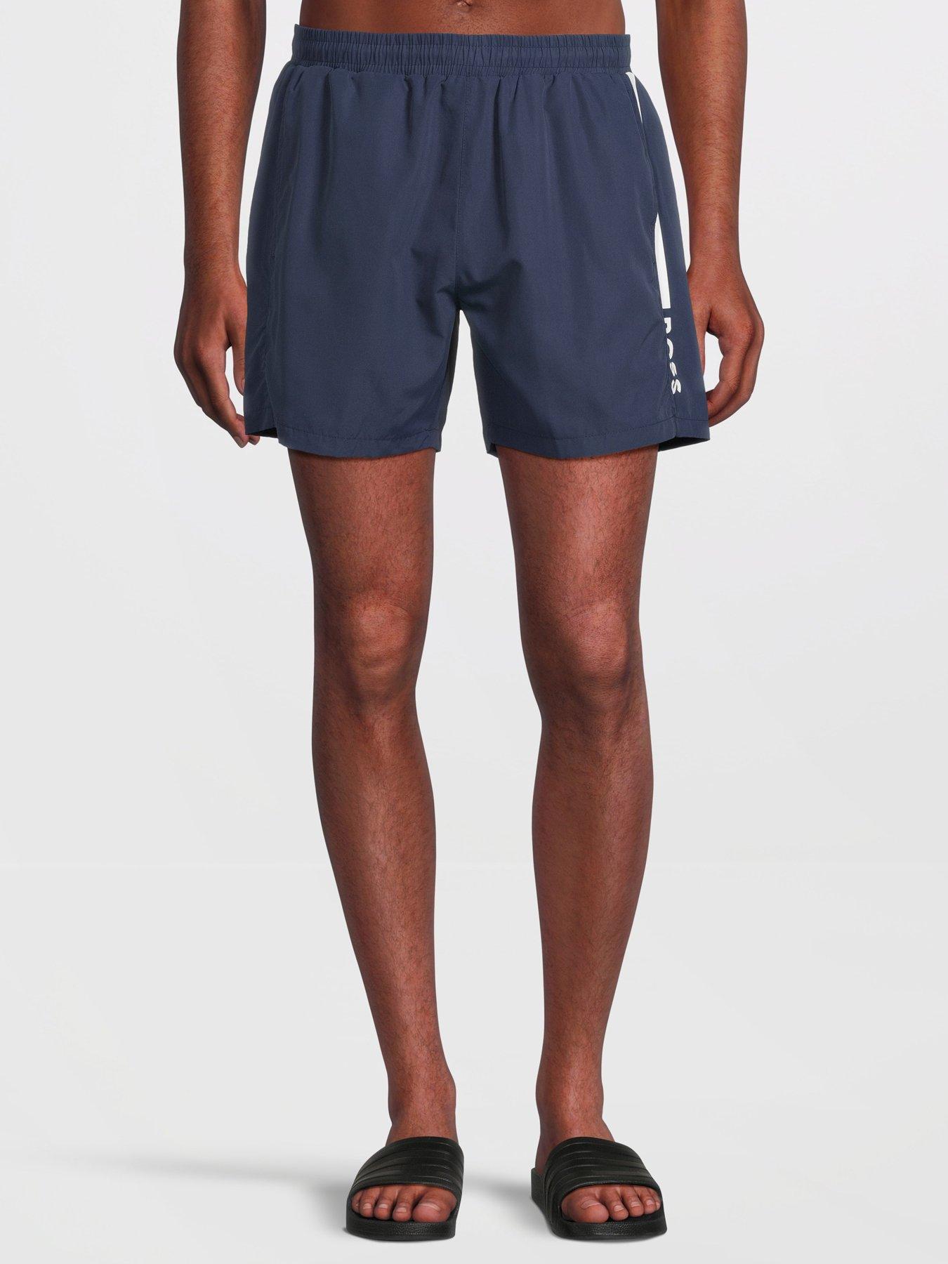Image 1 of 5 of BOSS Dolphin Swim Shorts - Navy