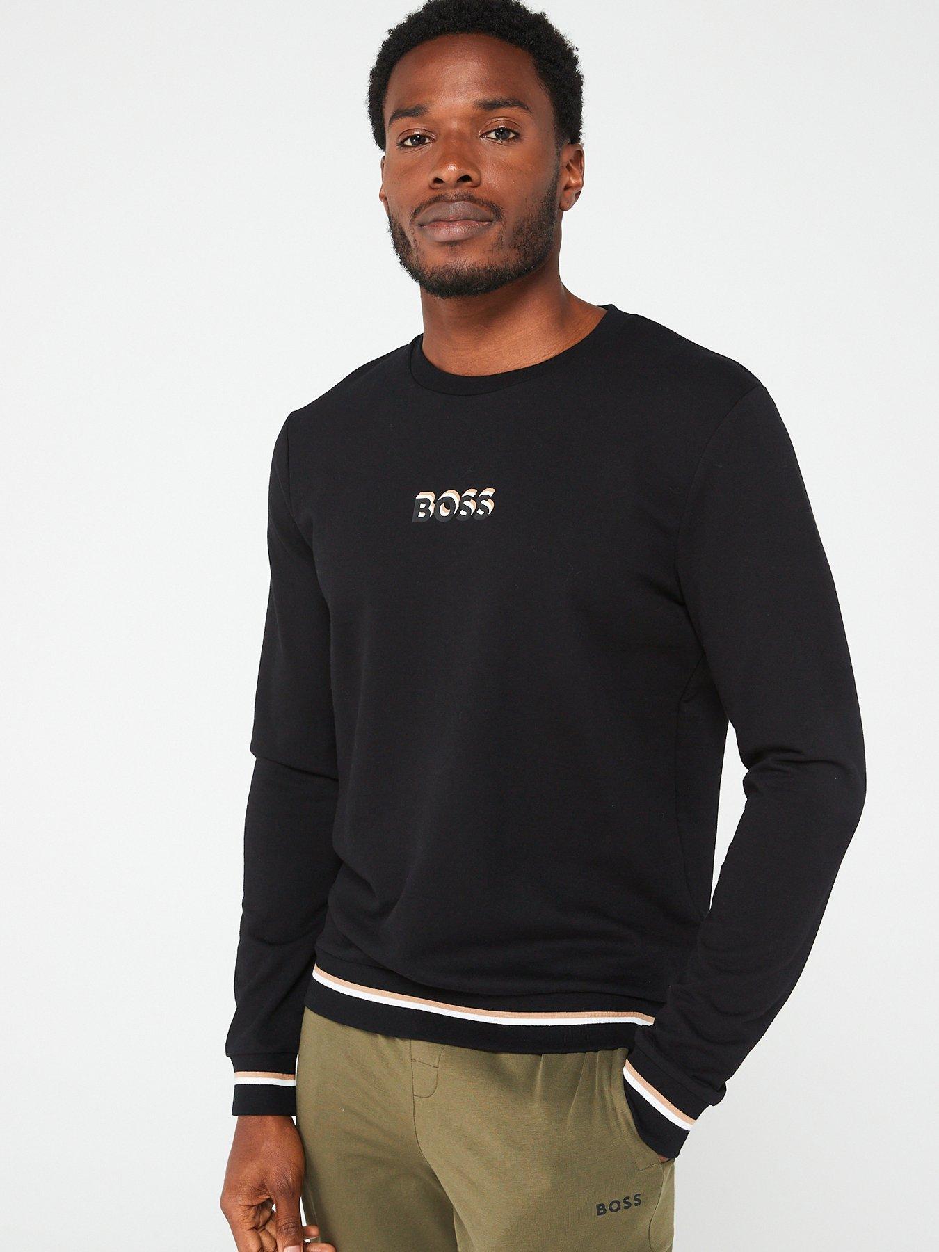 Boss bodywear outlet logo crew sweatshirt