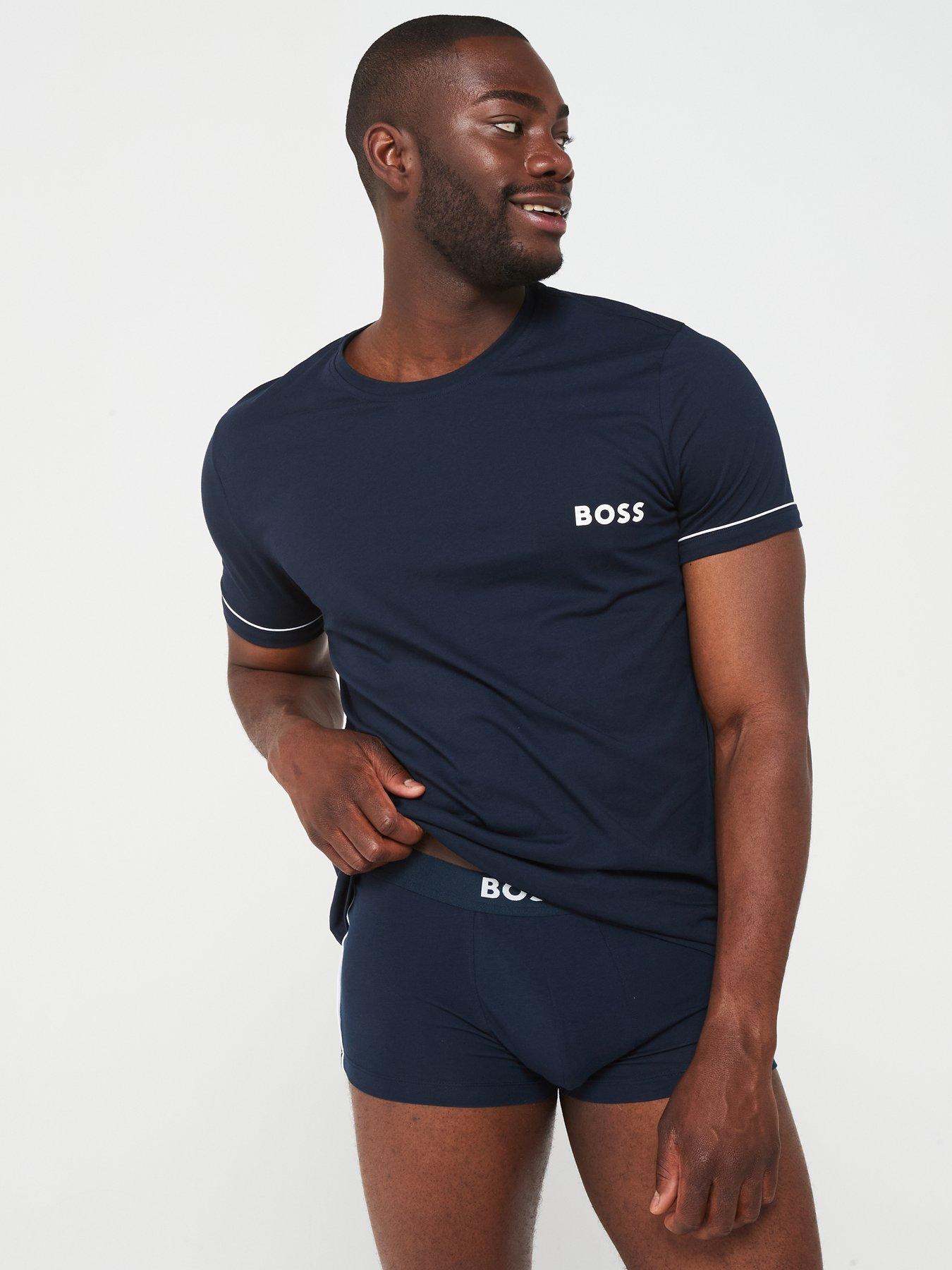 boss-bodywear-t-shirt-amp-trunk-set-dark-blue