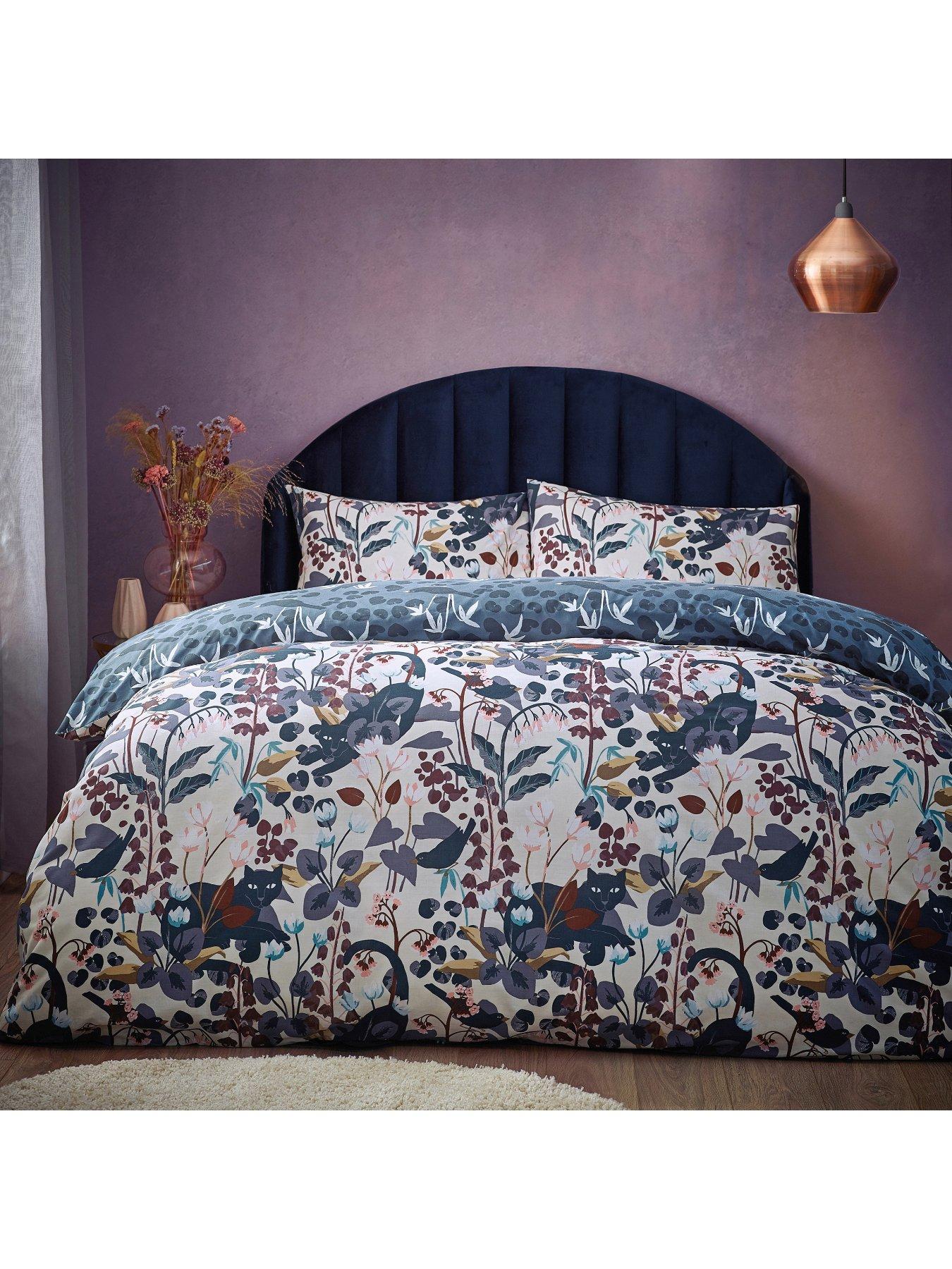 undefined Midnight Panther Duvet Cover Set