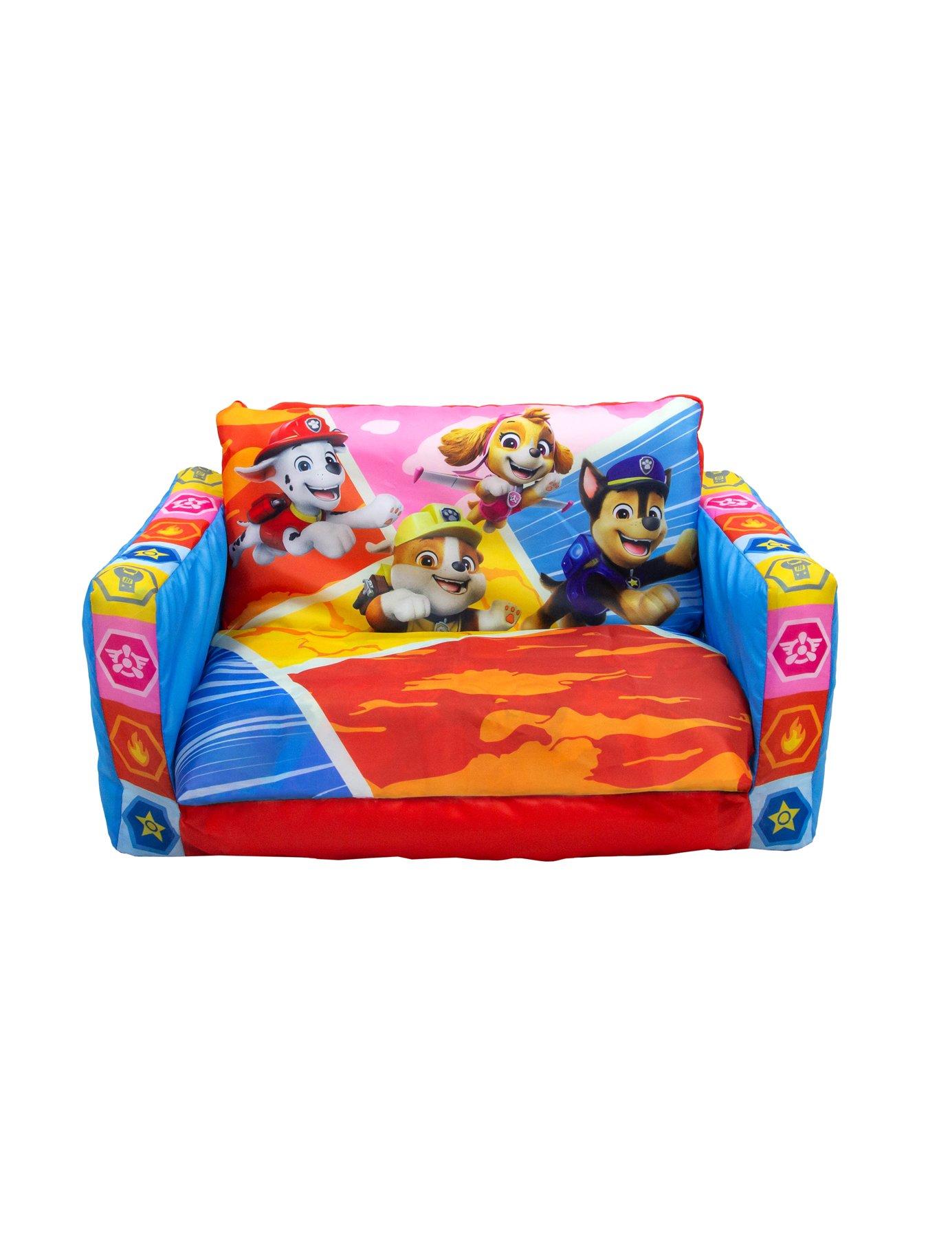 Image 2 of 4 of Paw Patrol Paw Patrol Flip Out Mini Sofa - 2 in 1 kids inflatable sofa and lounger