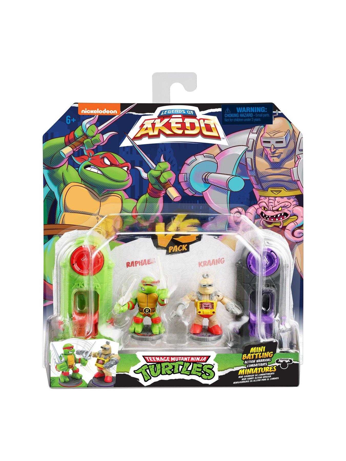 Image 6 of 6 of Akedo Legends Of Akedo Teenage Mutant Ninja Turtles. Mini Battling  Warriors Versus Pack Raphael Vs Krang