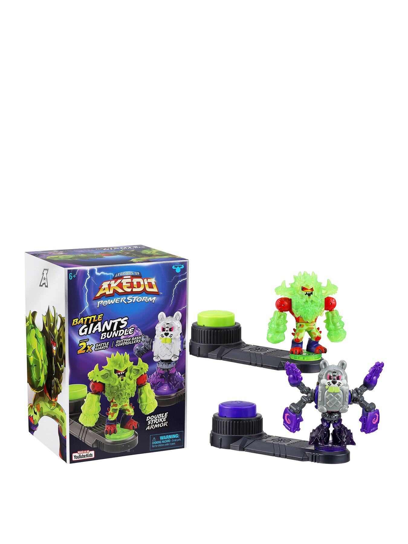  Legends of Akedo Power Storm - Giants - Thoraxis - Mini  Battling Warrior with Double Strike Armor. Ready, Fight, Split Strike. :  Toys & Games