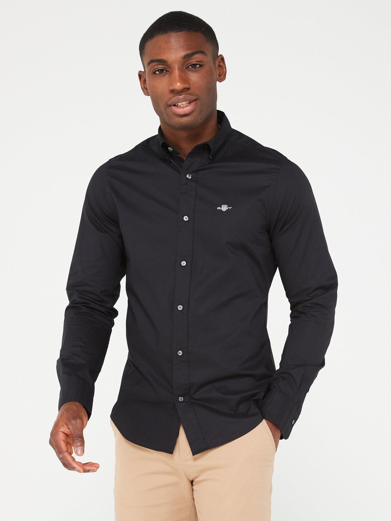 Mens plain outlet coloured shirts