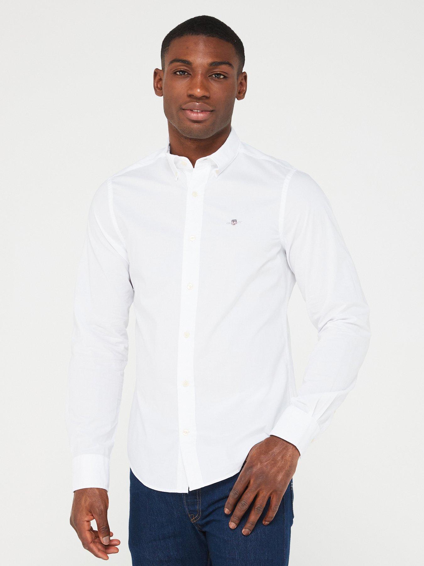 Slim best sale shirt mannen