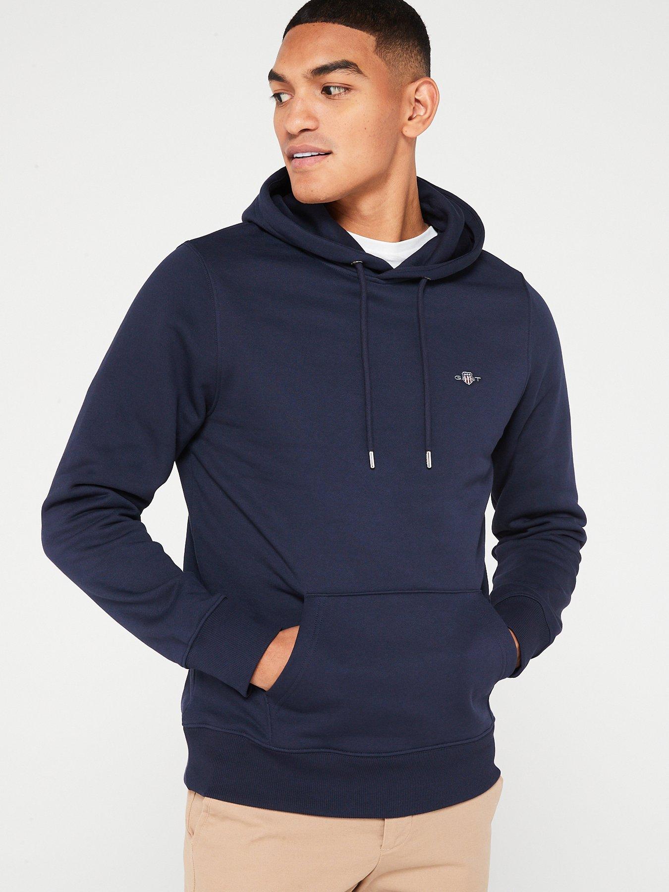 gant-regular-fit-shield-hoodie-blue