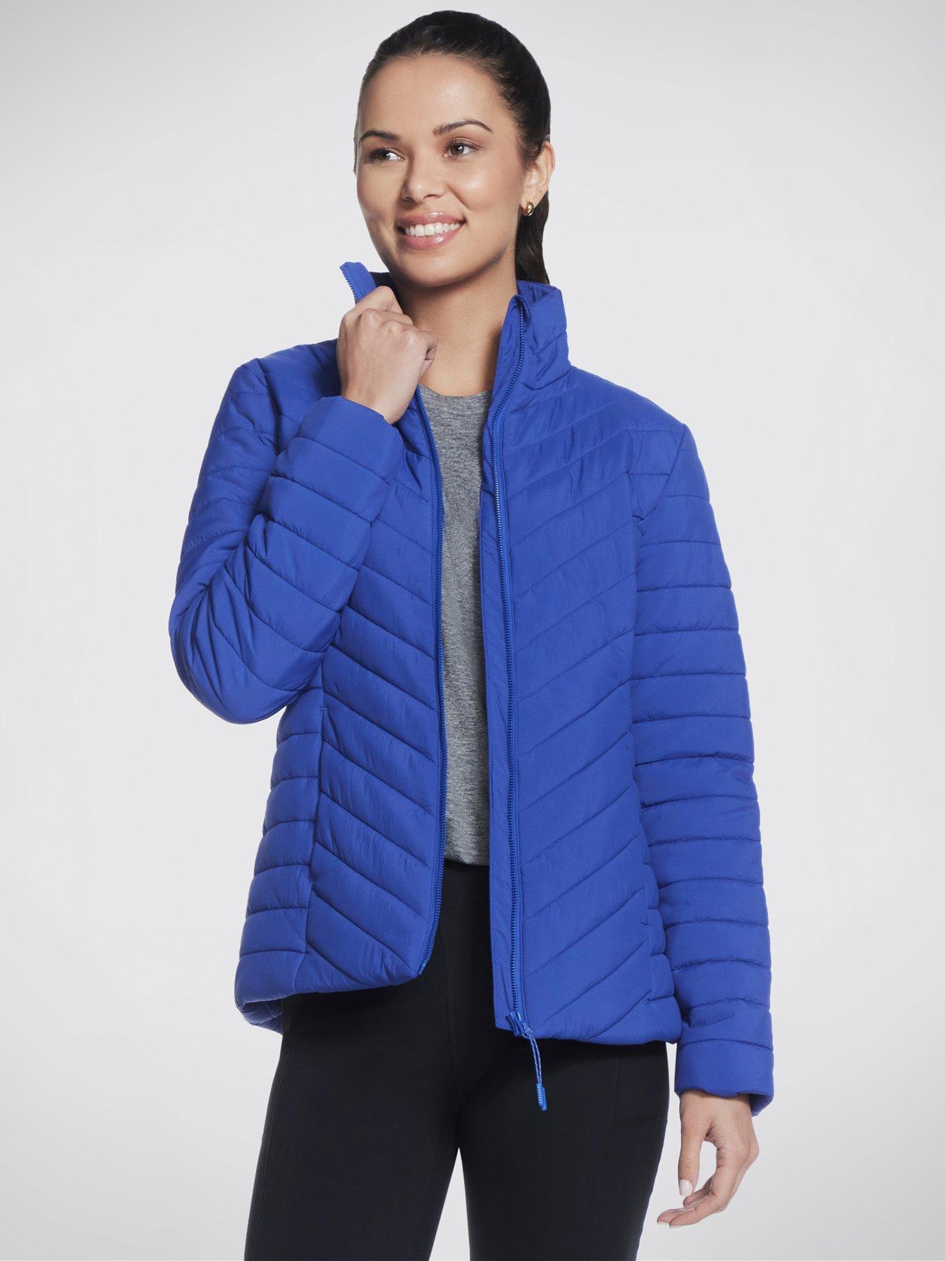 Buy the Womens Goshield Mid-Length Hooded Windbreaker Jacket Size