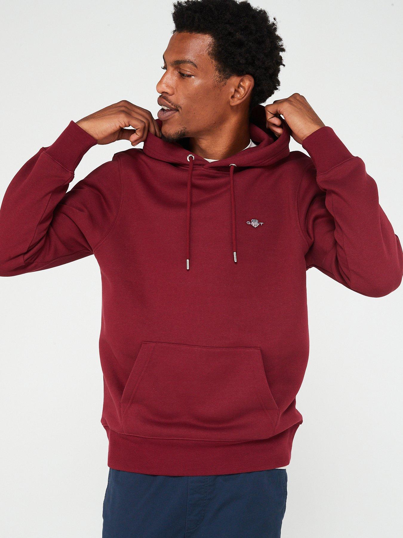 Gant red hoodie cheap
