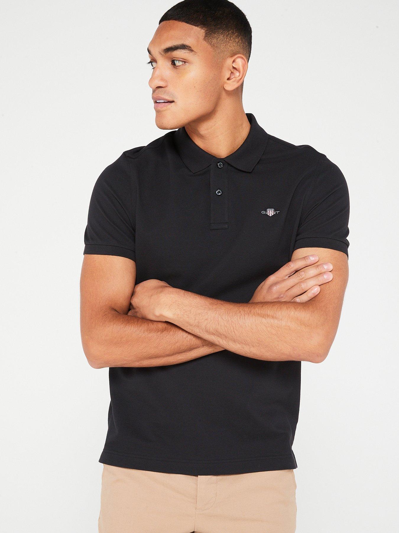 gant-regular-fit-shield-ss-pique-polo-black