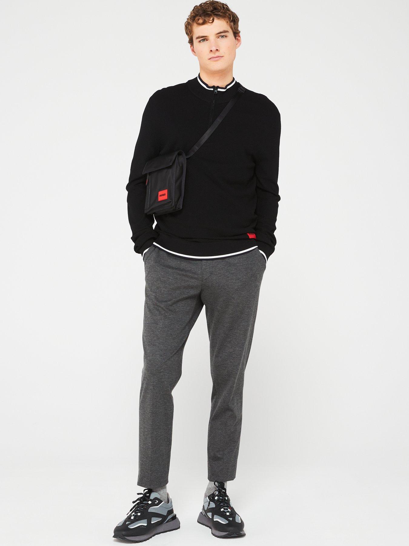 hugo-saikk-zip-neck-jumper-blackback