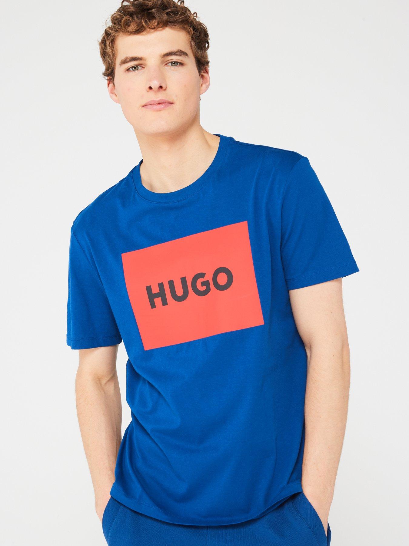 hugo-dulive222-regular-fit-t-shirt-blue