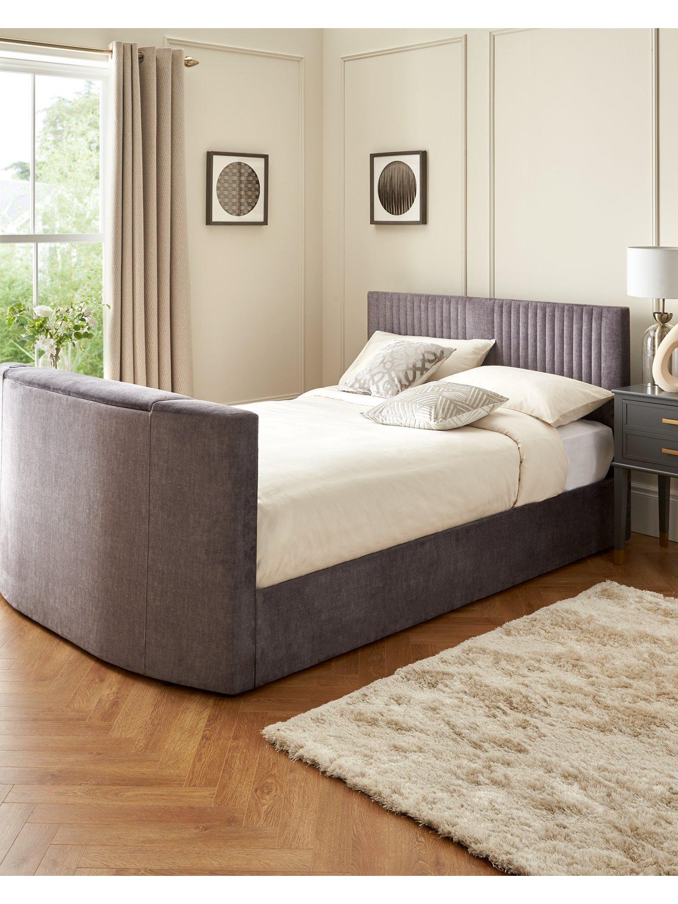 Image of Very Home Prent TV Bed with Voice Control and Mattress Options (Buy  &  SAVE!)