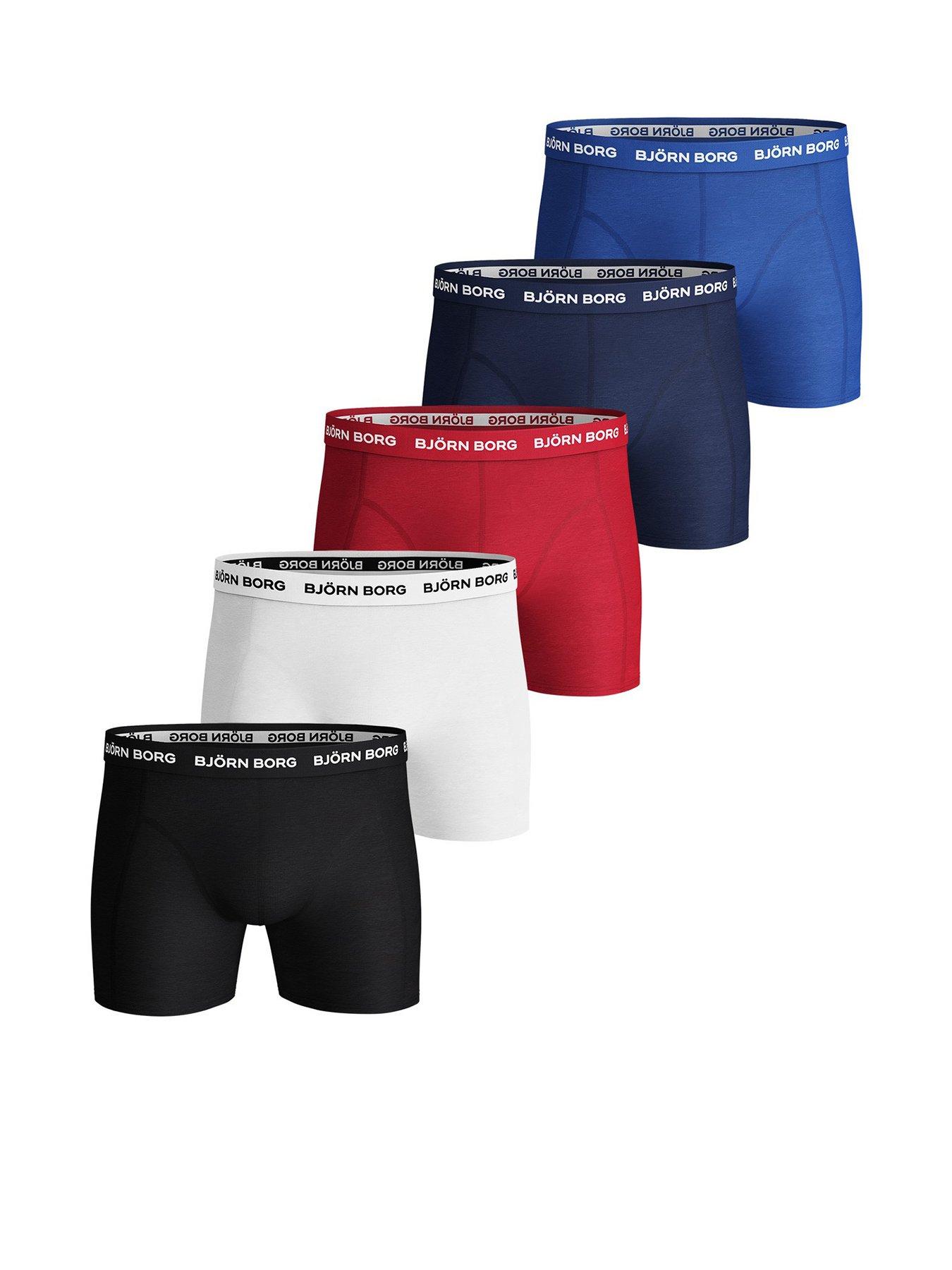 Cotton Stretch Boxer 3-pack - Blue