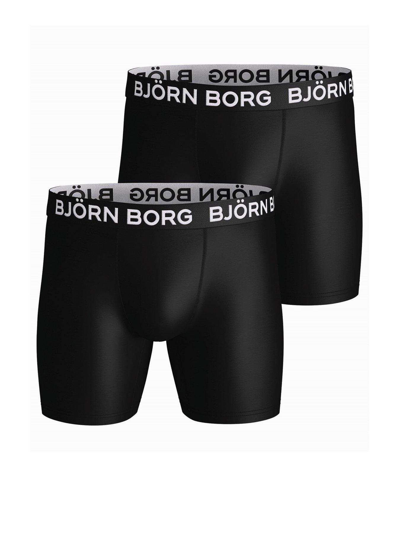 bjorn-borg-mens-bjorn-borg-performance-boxer-2-pack-blackfront