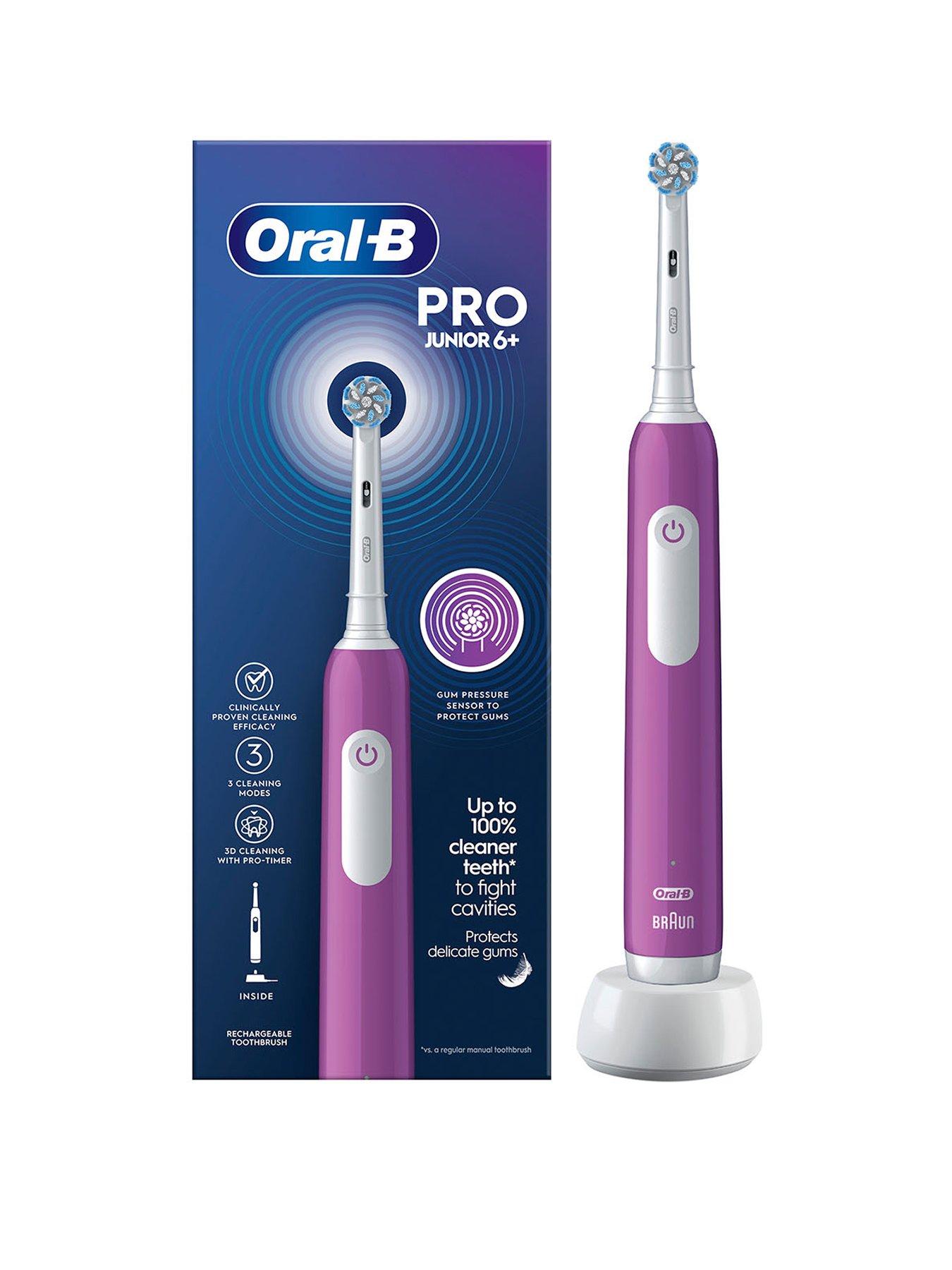 oral-b-oral-b-pro-junior-6-purple-electric-toothbrushfront