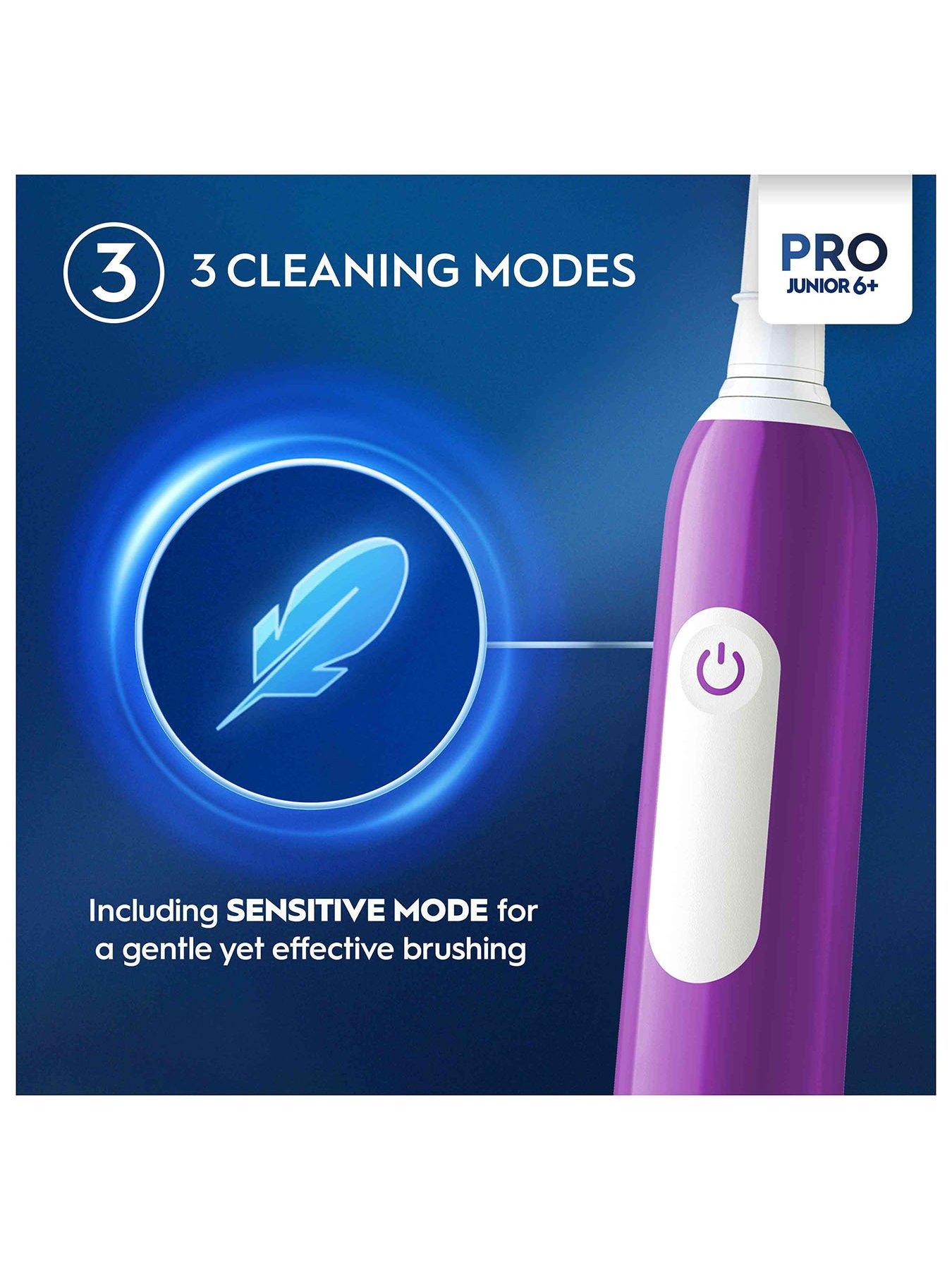 Image 6 of 7 of Oral-B Oral-B Pro Junior 6+ Purple Electric Toothbrush