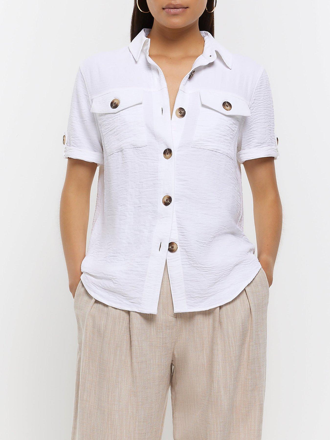 River island store white shirt ladies