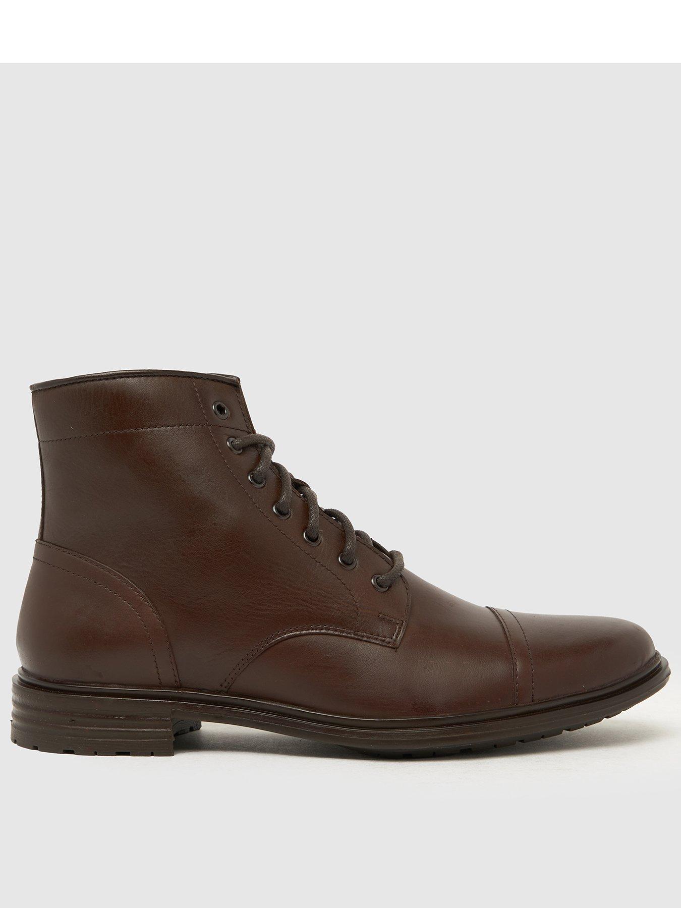 Mens tie shop up boots