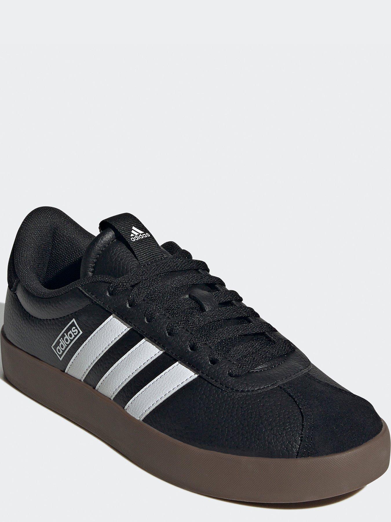 adidas-sportswear-womens-vl-court-30-trainers-blackwhitestillFront