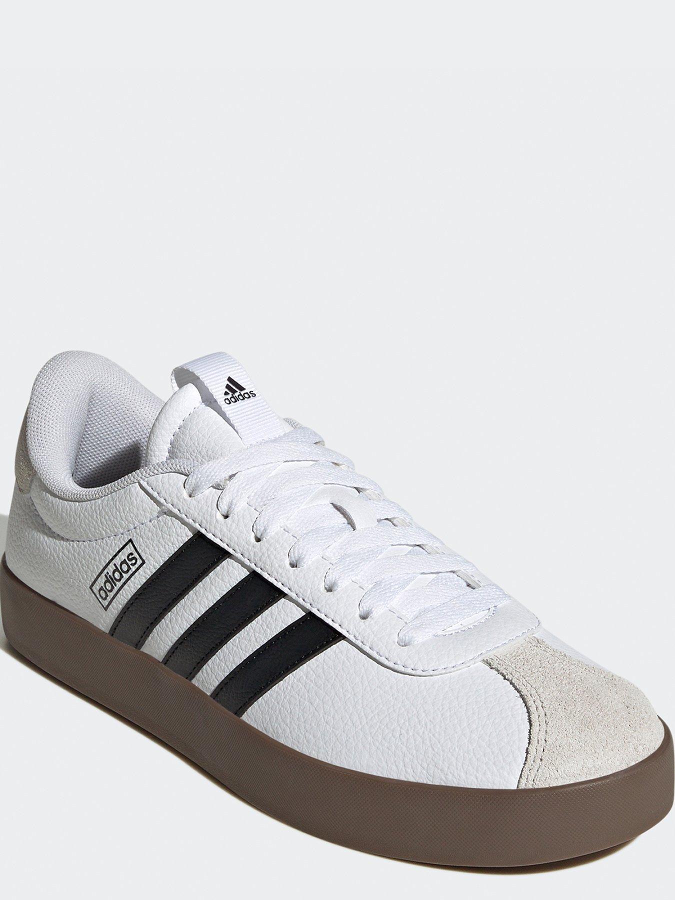 adidas-sportswear-womens-vl-court-30-trainers-whiteblackstillFront