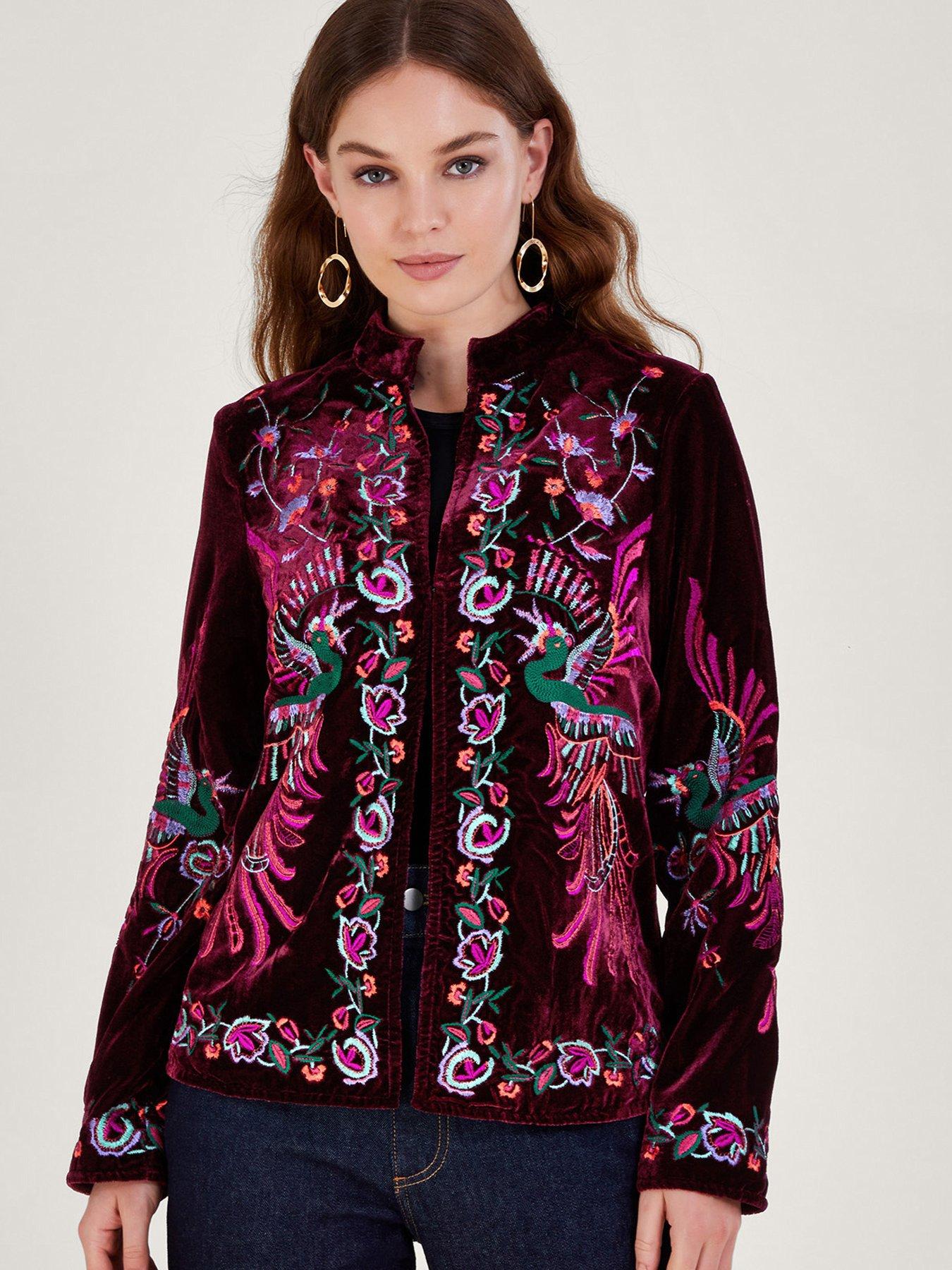 Monsoon 2025 embroidered jacket