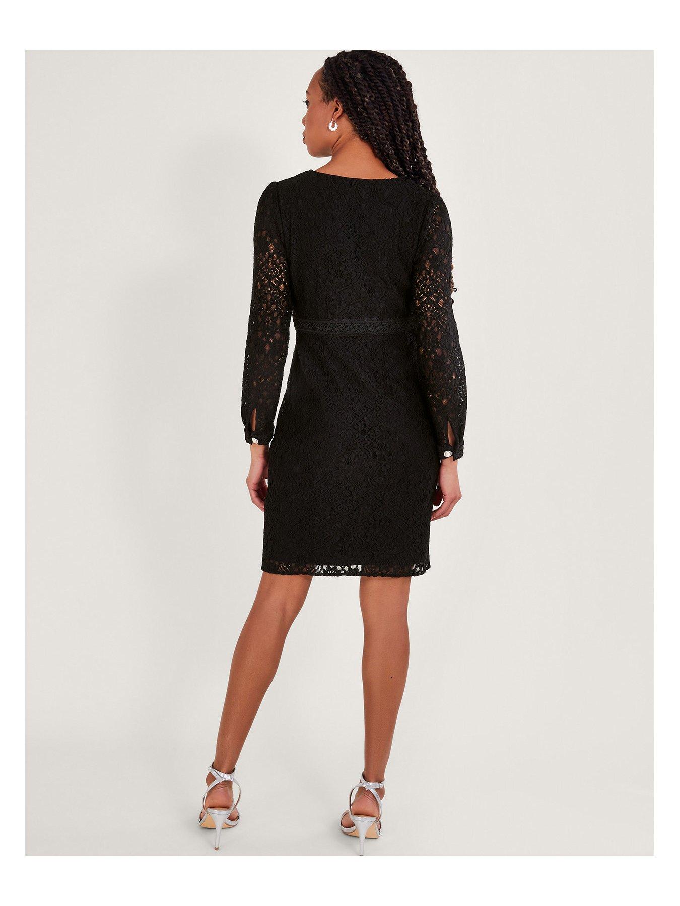 Monsoon Lillian Lace Shift Button Thru Dress Very Ireland