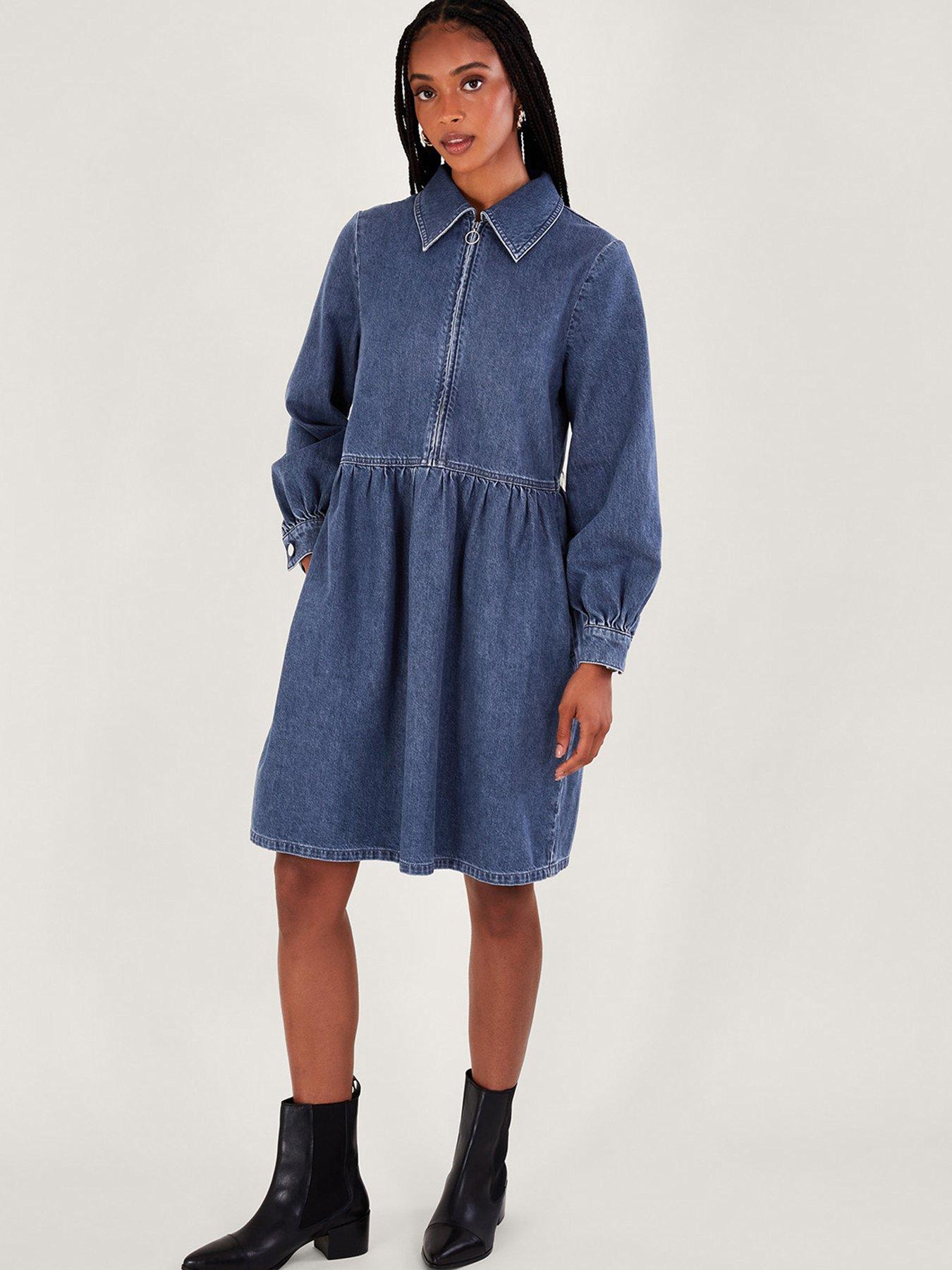 monsoon-alana-shirt-zip-dress-blue