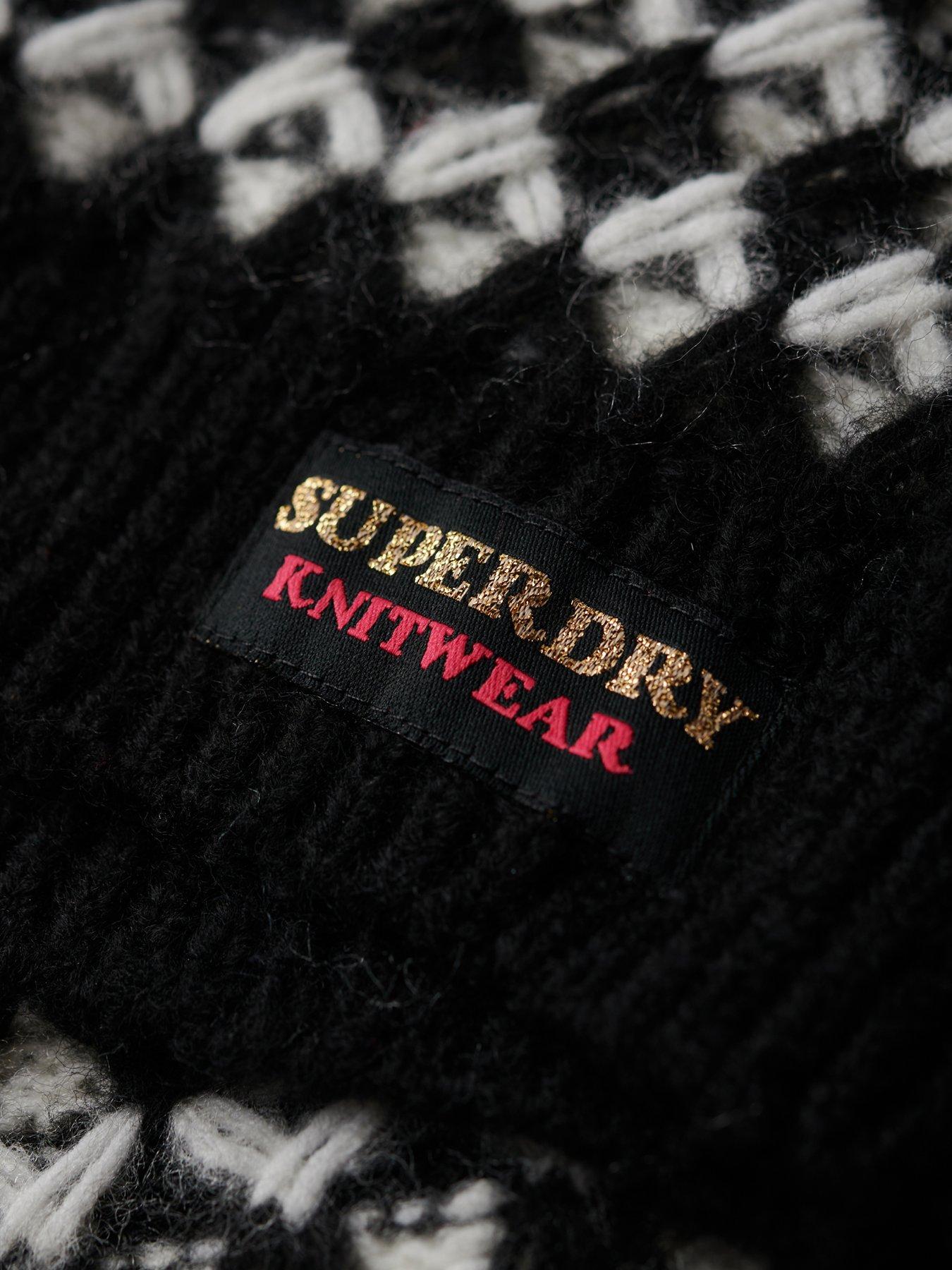 superdry-roll-neck-crop-knit-jumper-blackdetail