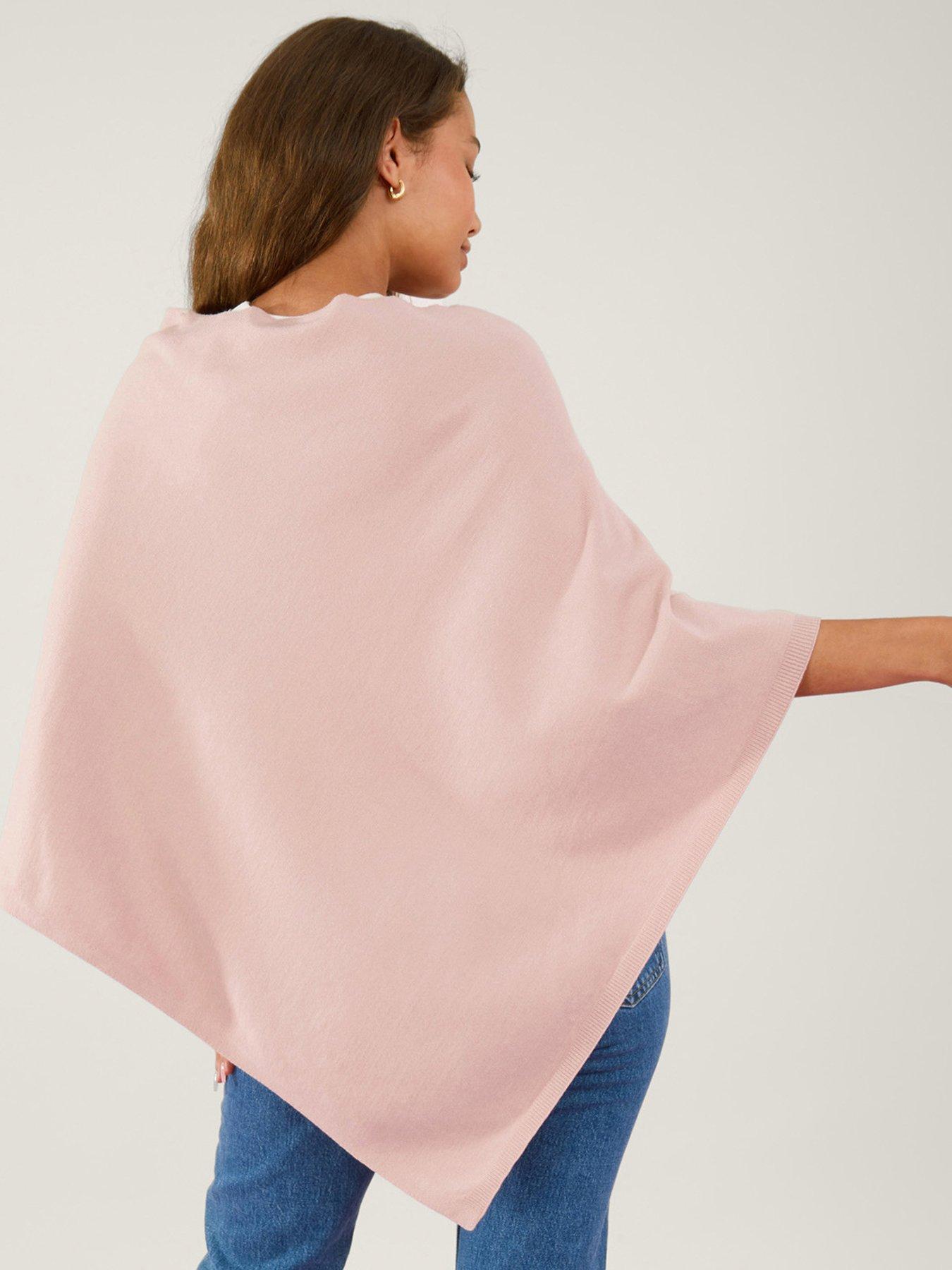 accessorize-perfect-knit-poncho-pinkstillFront