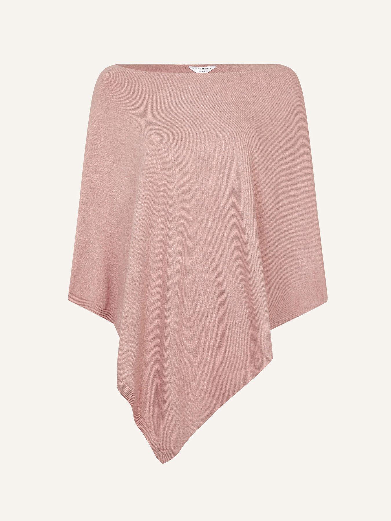 accessorize-perfect-knit-poncho-pinkoutfit