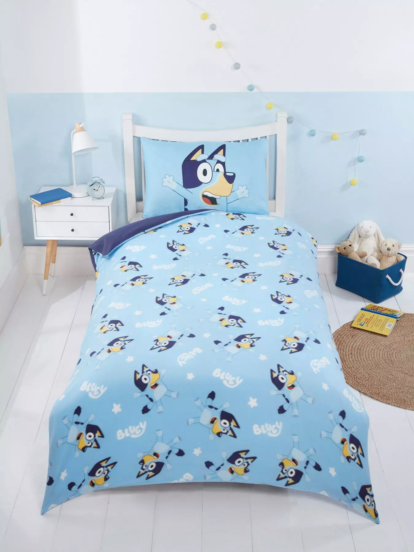 Disney Stitch Fleece Blanket Super Soft Blanket Throw Bed Accessories 150 x  130 Sofa Throw Bed Blankets Baby Yoda Gifts (Light Blue Stitch)