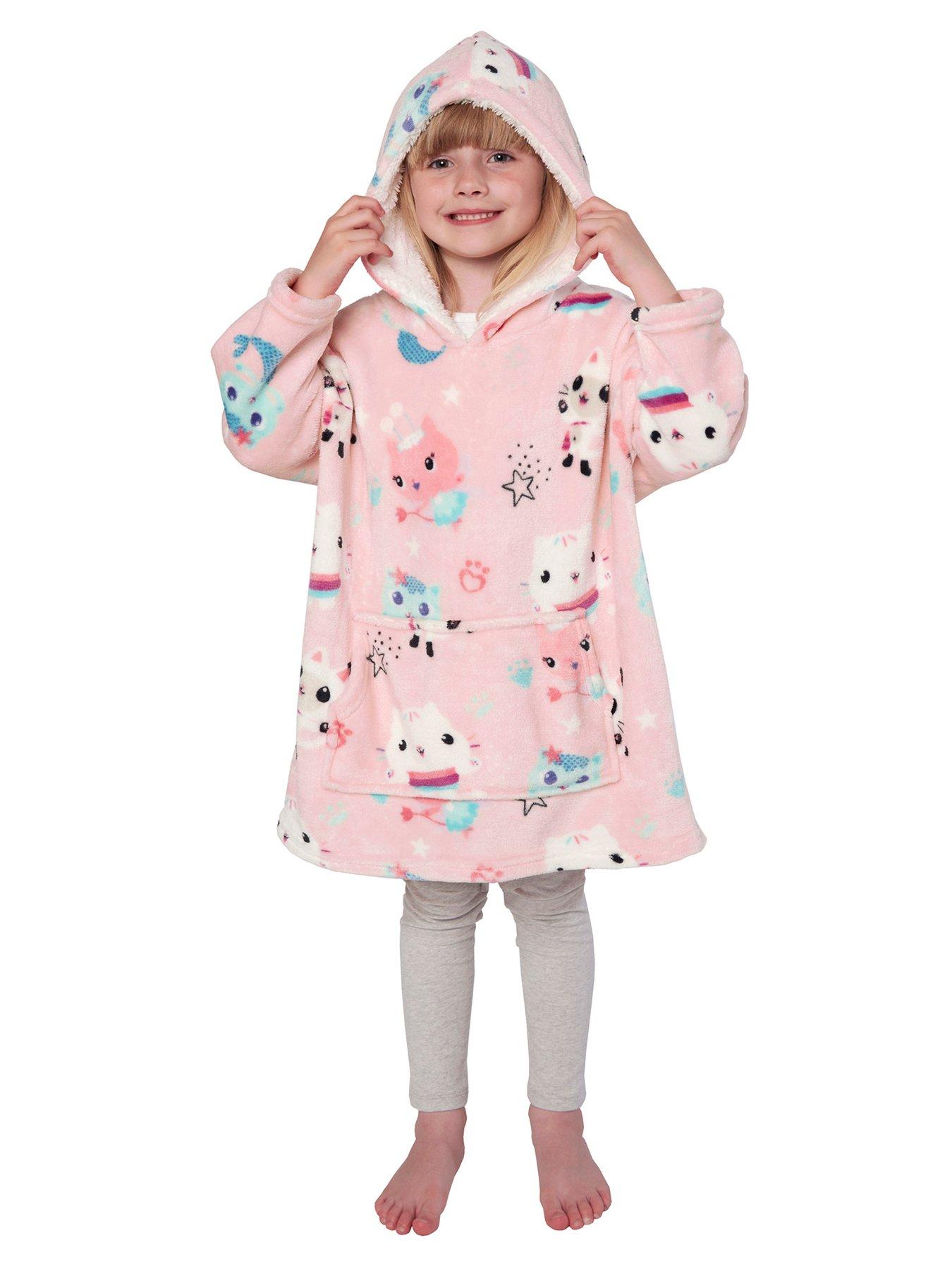 Image 1 of 7 of Gabbys Dollhouse Wearable Hooded Blanket &nbsp;Small - Pink