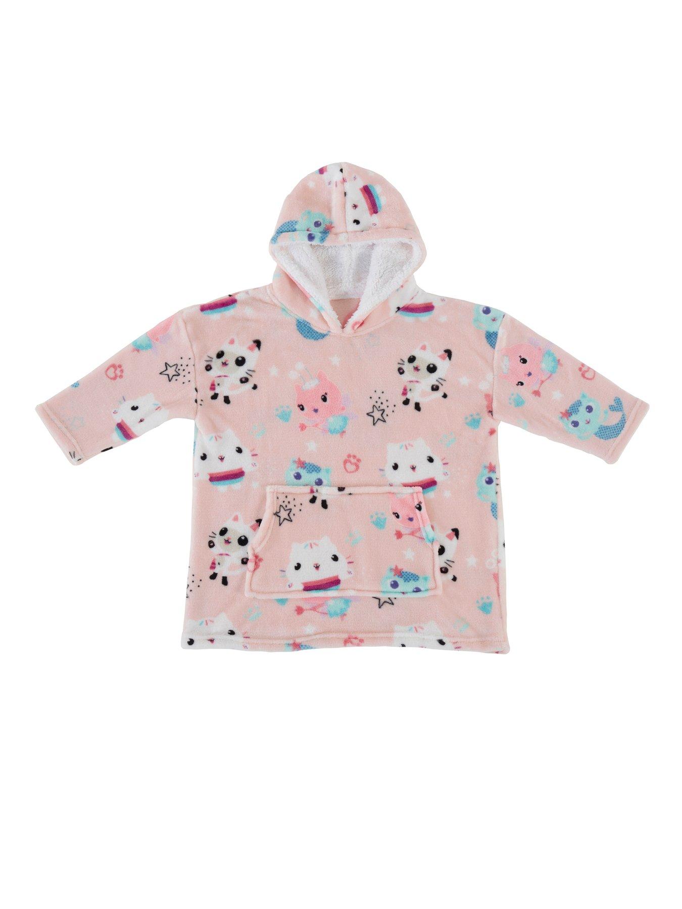 Image 3 of 7 of Gabbys Dollhouse Wearable Hooded Blanket &nbsp;Small - Pink
