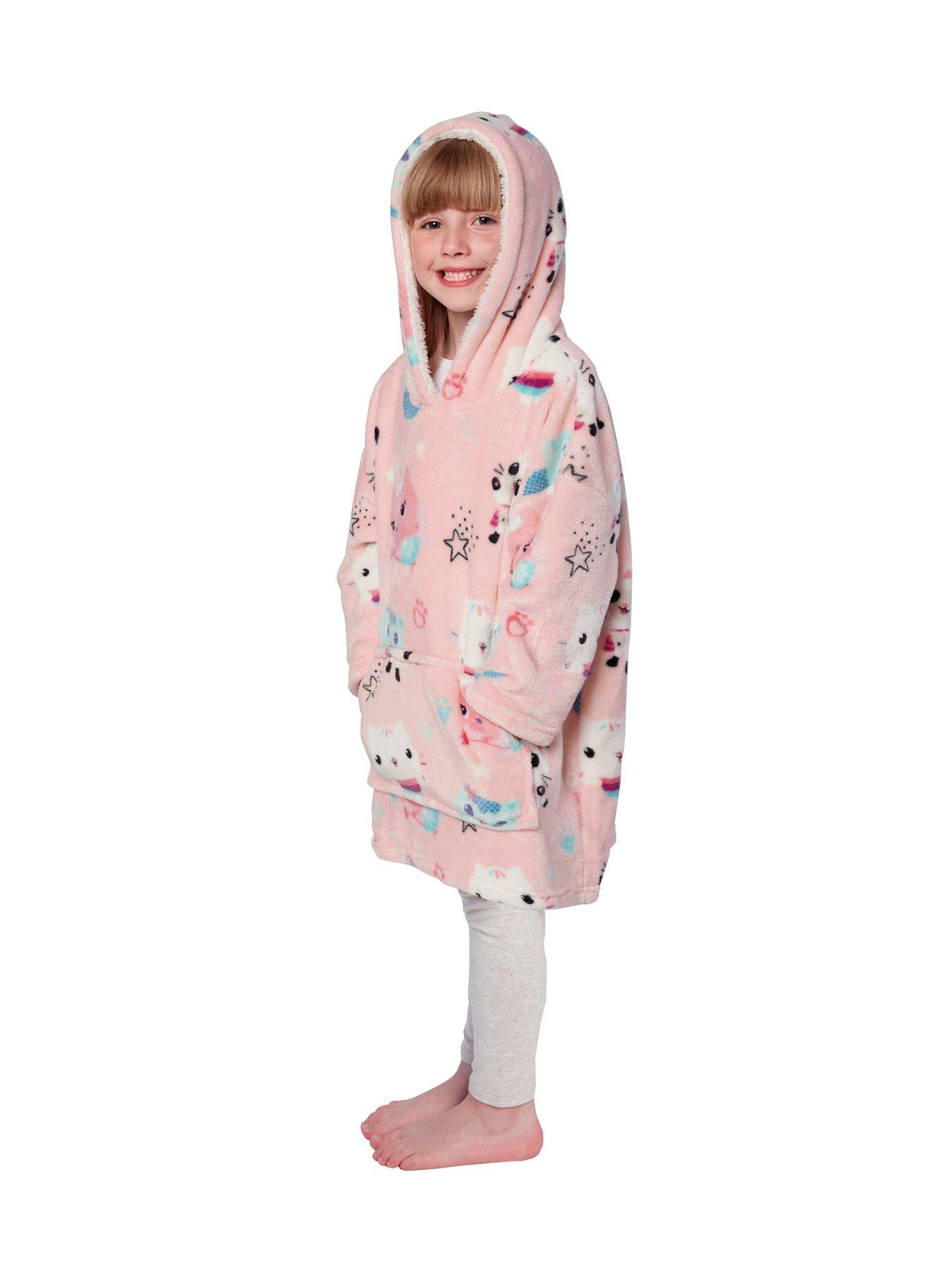 Image 5 of 7 of Gabbys Dollhouse Wearable Hooded Blanket &nbsp;Small - Pink