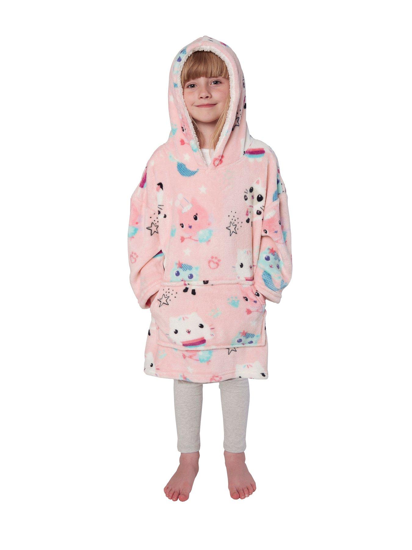 Image 7 of 7 of Gabbys Dollhouse Wearable Hooded Blanket &nbsp;Small - Pink