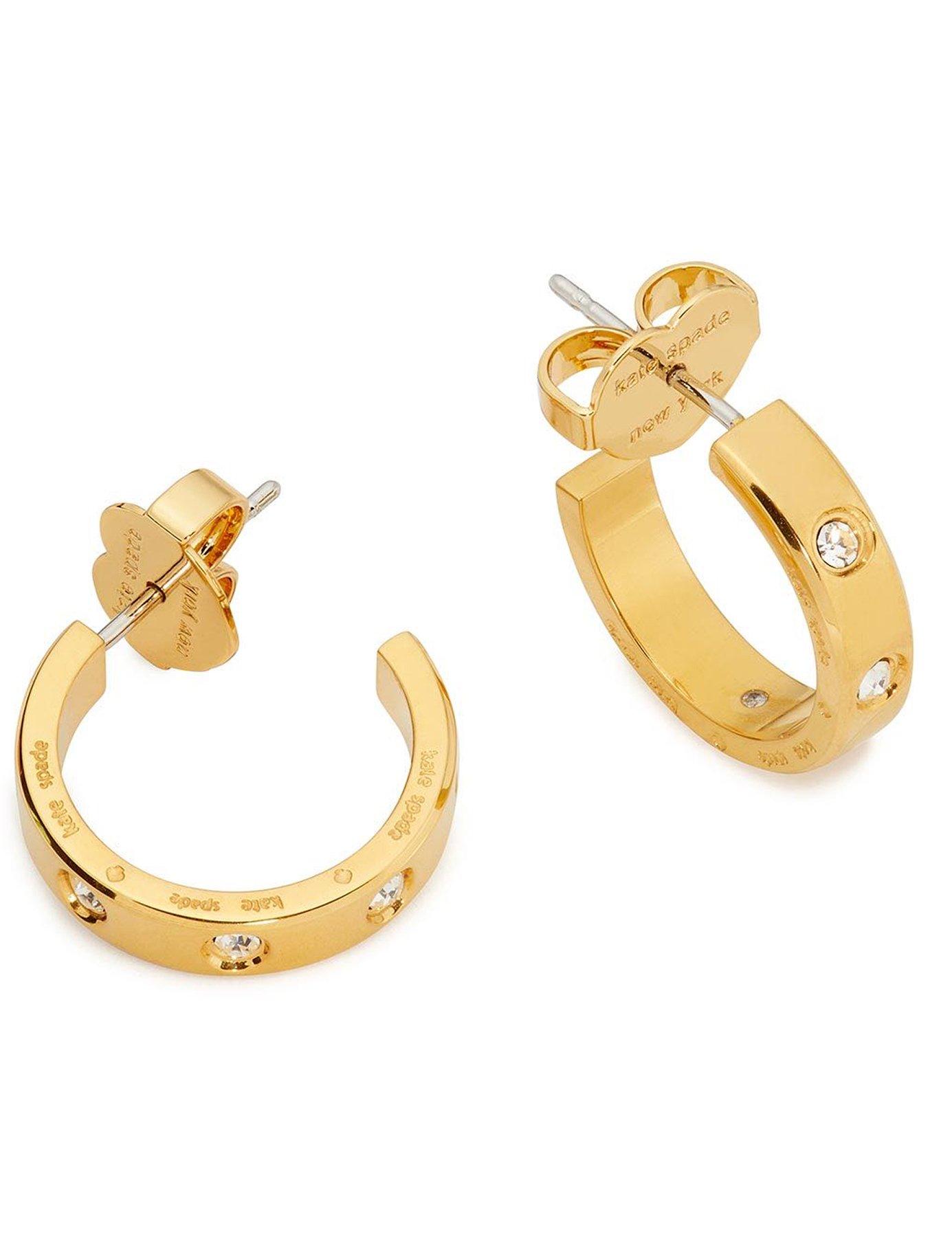 Kate Spade New York Set In Stone Huggies - Gold