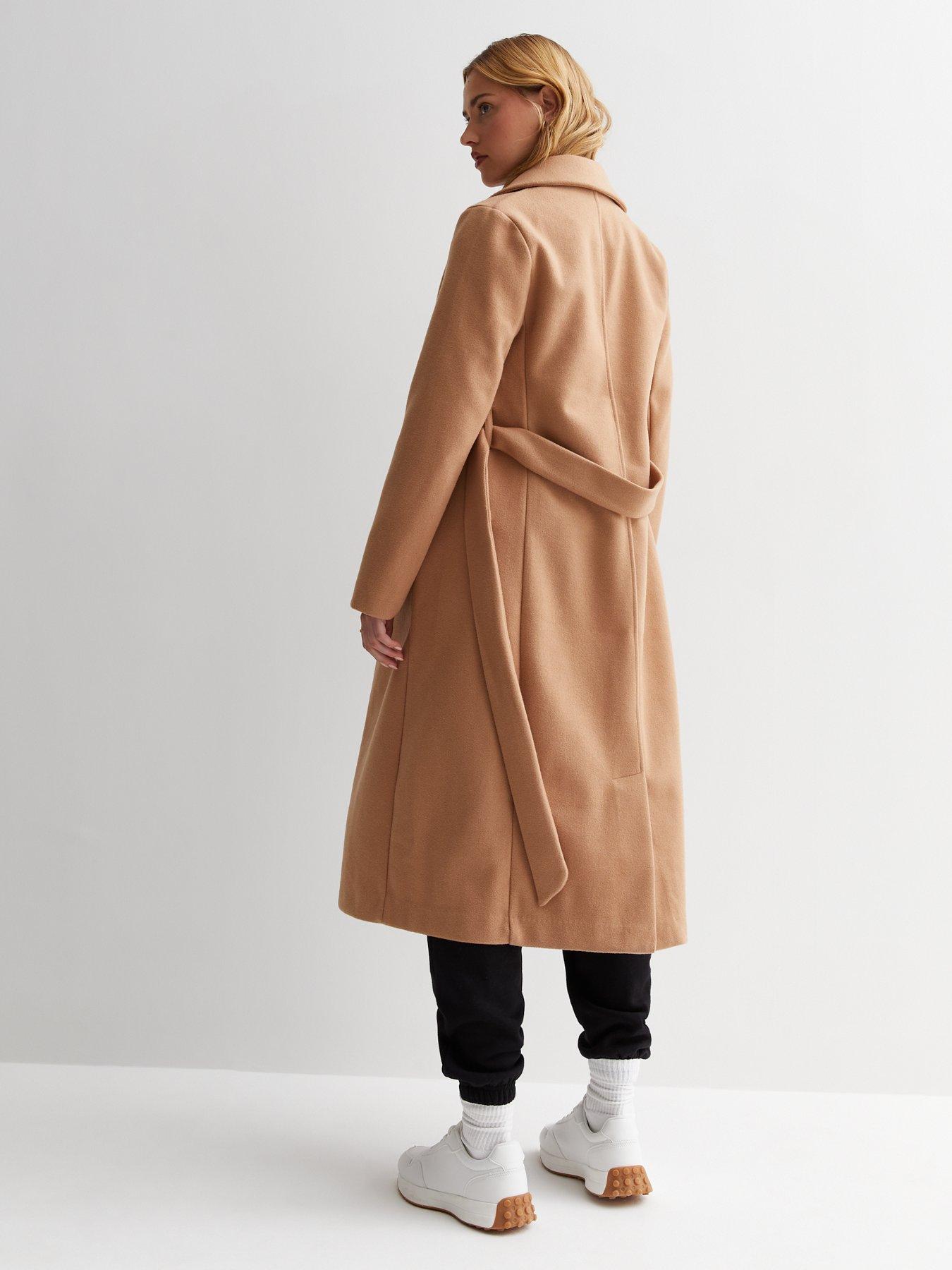 New look hotsell petite camel coat