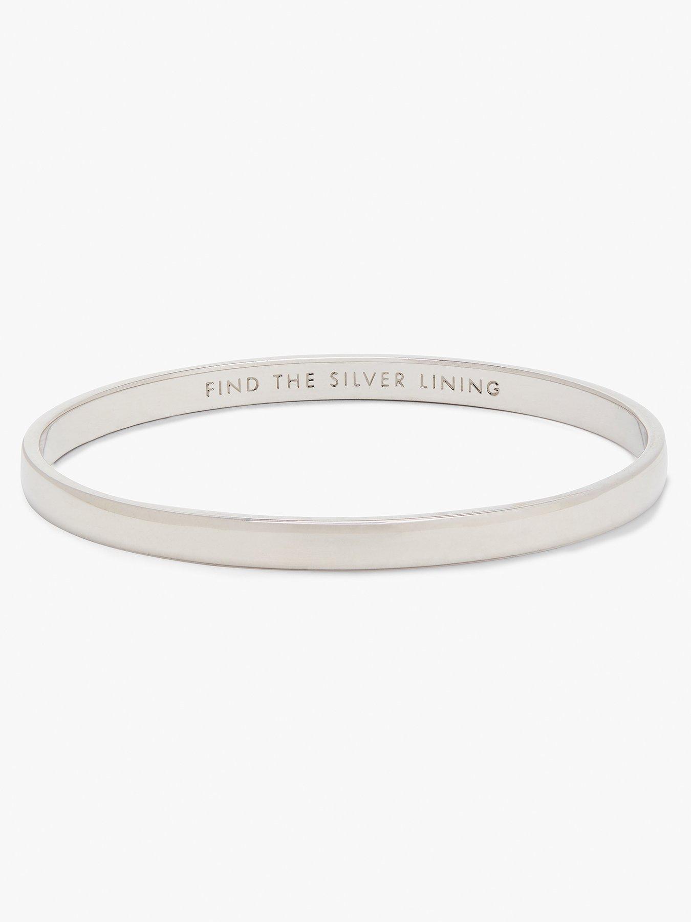 Kate spade find on sale the silver lining bangle