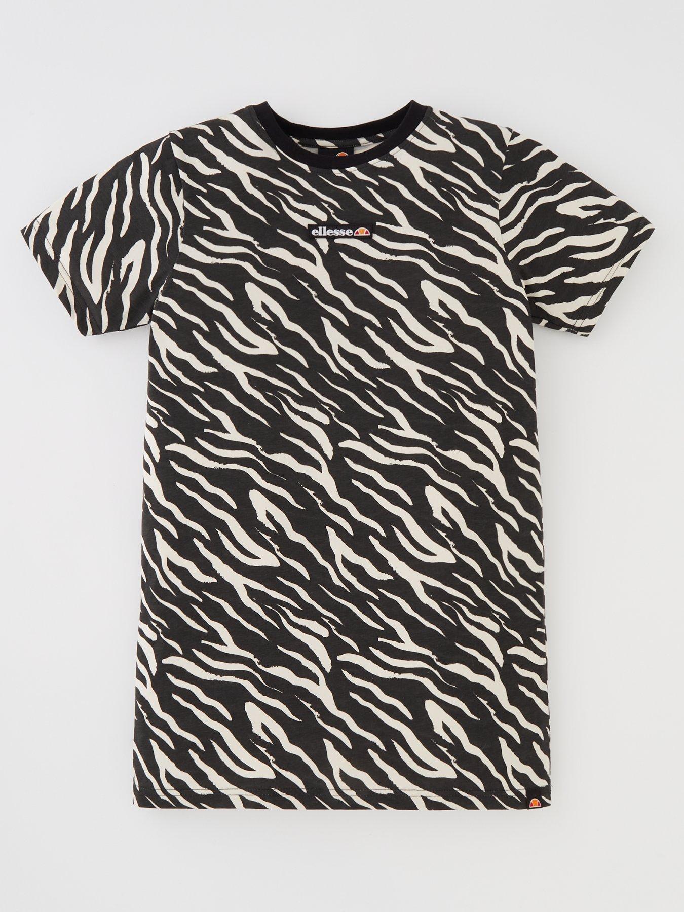 ellesse-ellesse-junior-girls-ezrah-zebra-print-dress