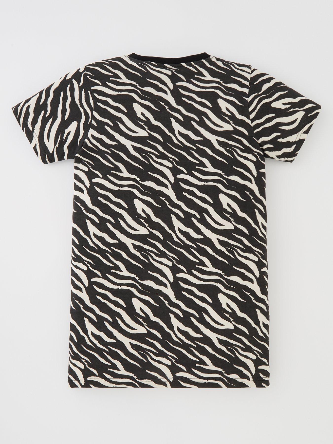 ellesse-ellesse-junior-girls-ezrah-zebra-print-dressback