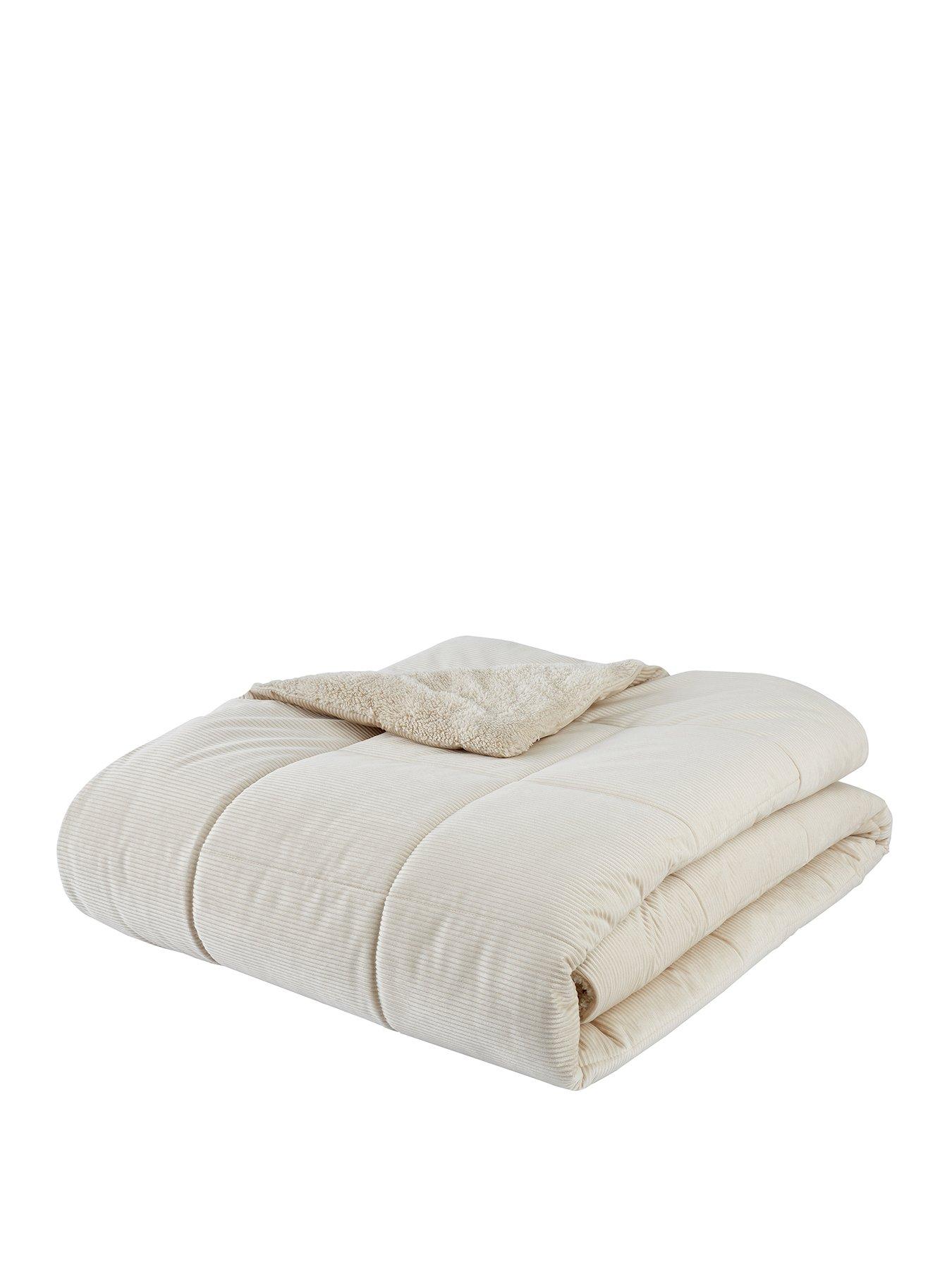 catherine-lansfield-cosy-cord-coverless-duvet-naturalstillFront