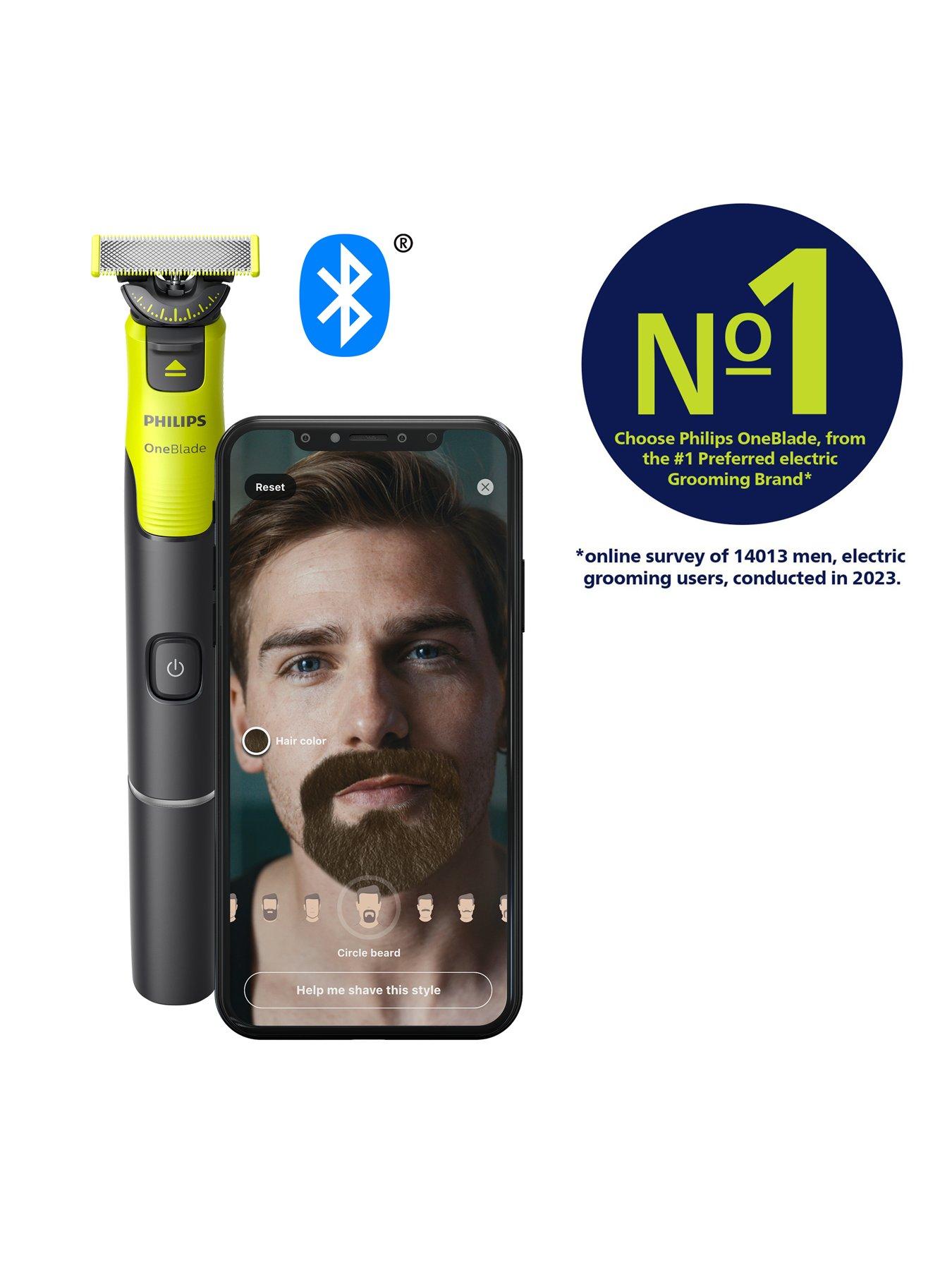Image 2 of 7 of Philips Philips OneBlade 360 shaver With Connectivity for Beard and Body, with App Connection, QP4631/65