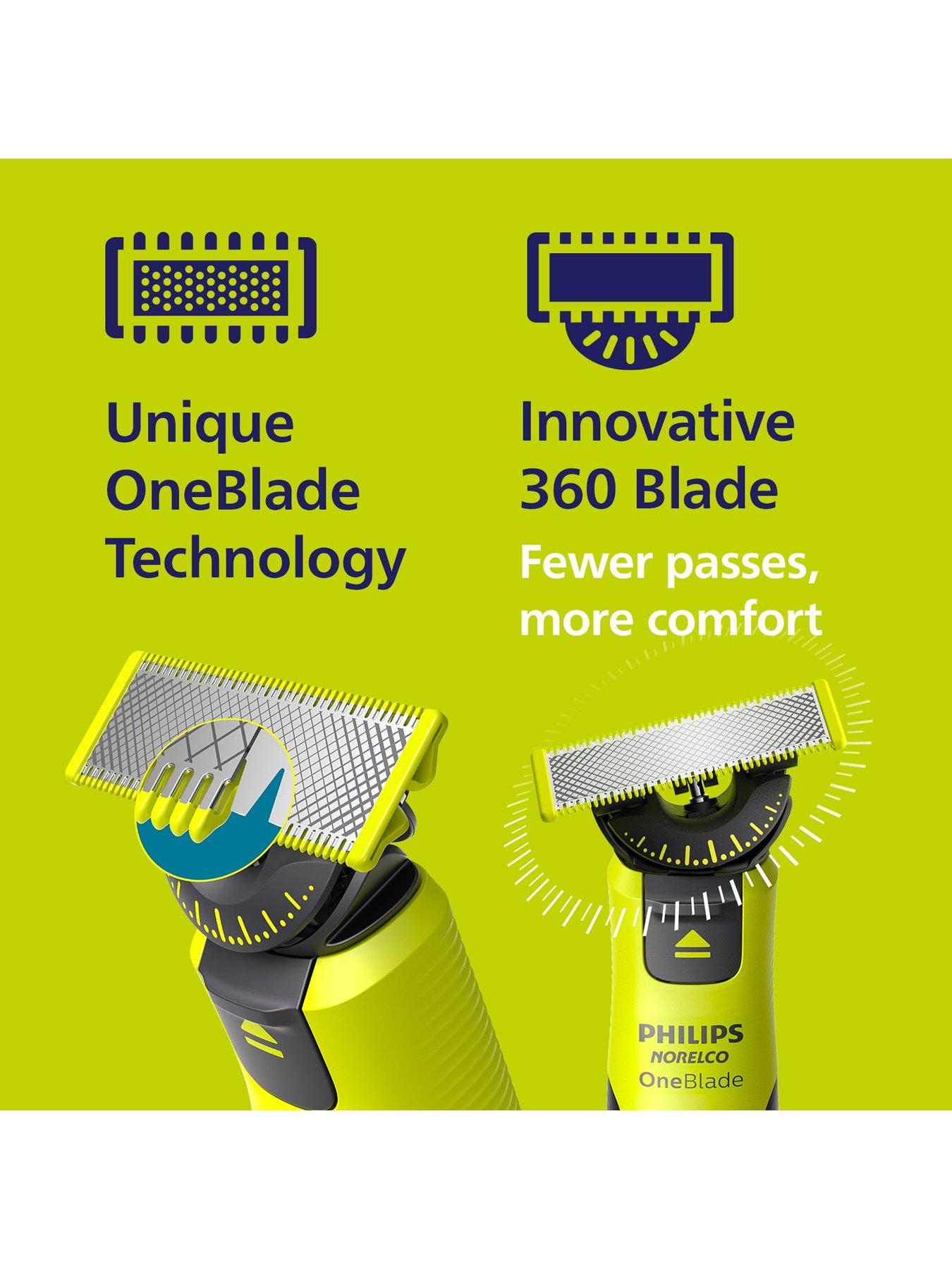Image 3 of 7 of Philips Philips OneBlade 360 shaver With Connectivity for Beard and Body, with App Connection, QP4631/65