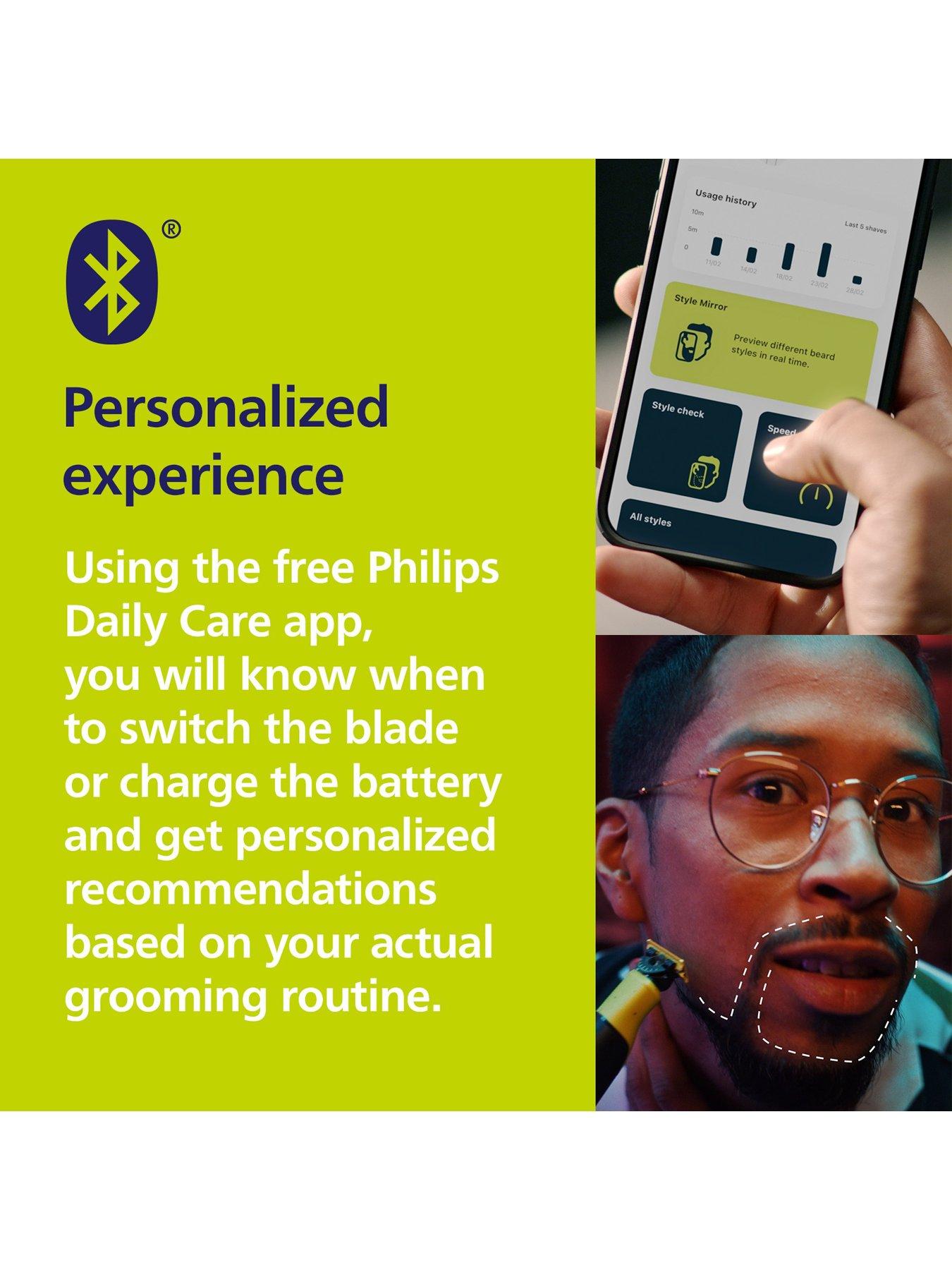 Image 4 of 7 of Philips Philips OneBlade 360 shaver With Connectivity for Beard and Body, with App Connection, QP4631/65