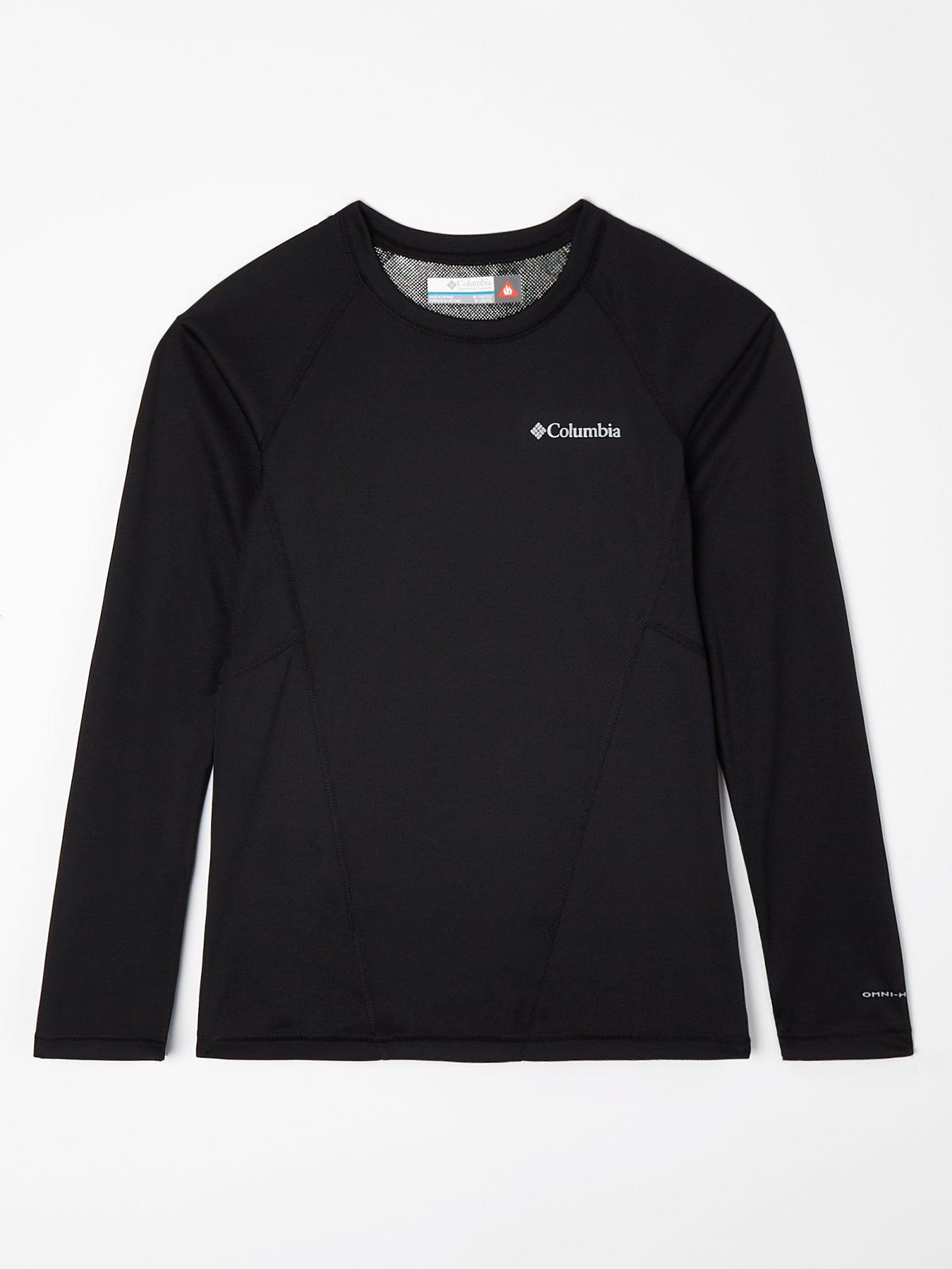 Columbia Kids Midweight Crew 2 Baselayer Top - Black