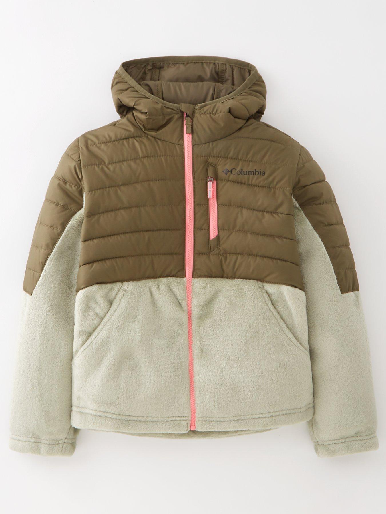 Columbia Girls Powder Lite Novelty Insulated Jacket Khaki Very Ireland