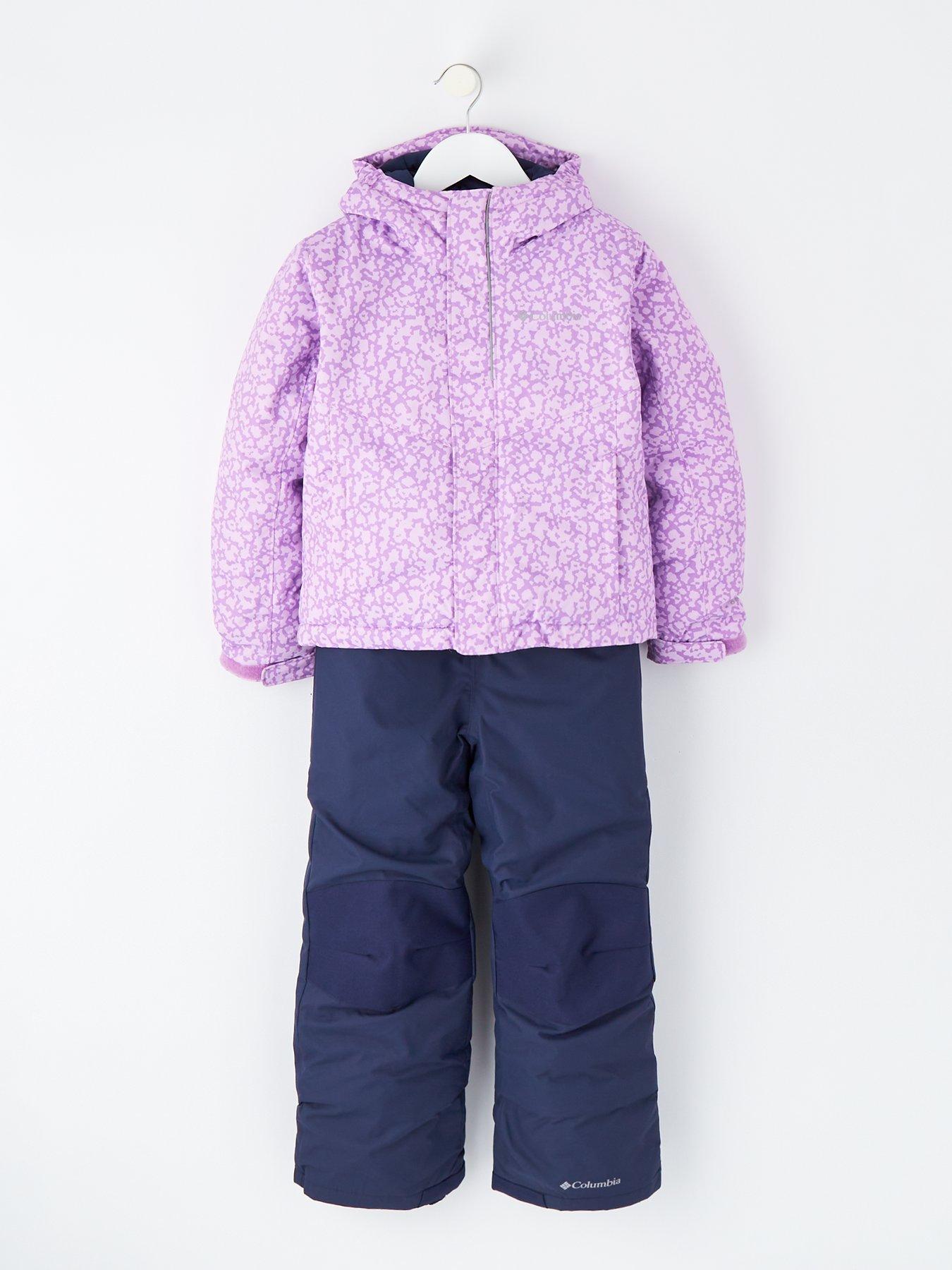 undefined Kids 2 Piece Buga Ski Insulated Jacket and Pants Set - Lilac