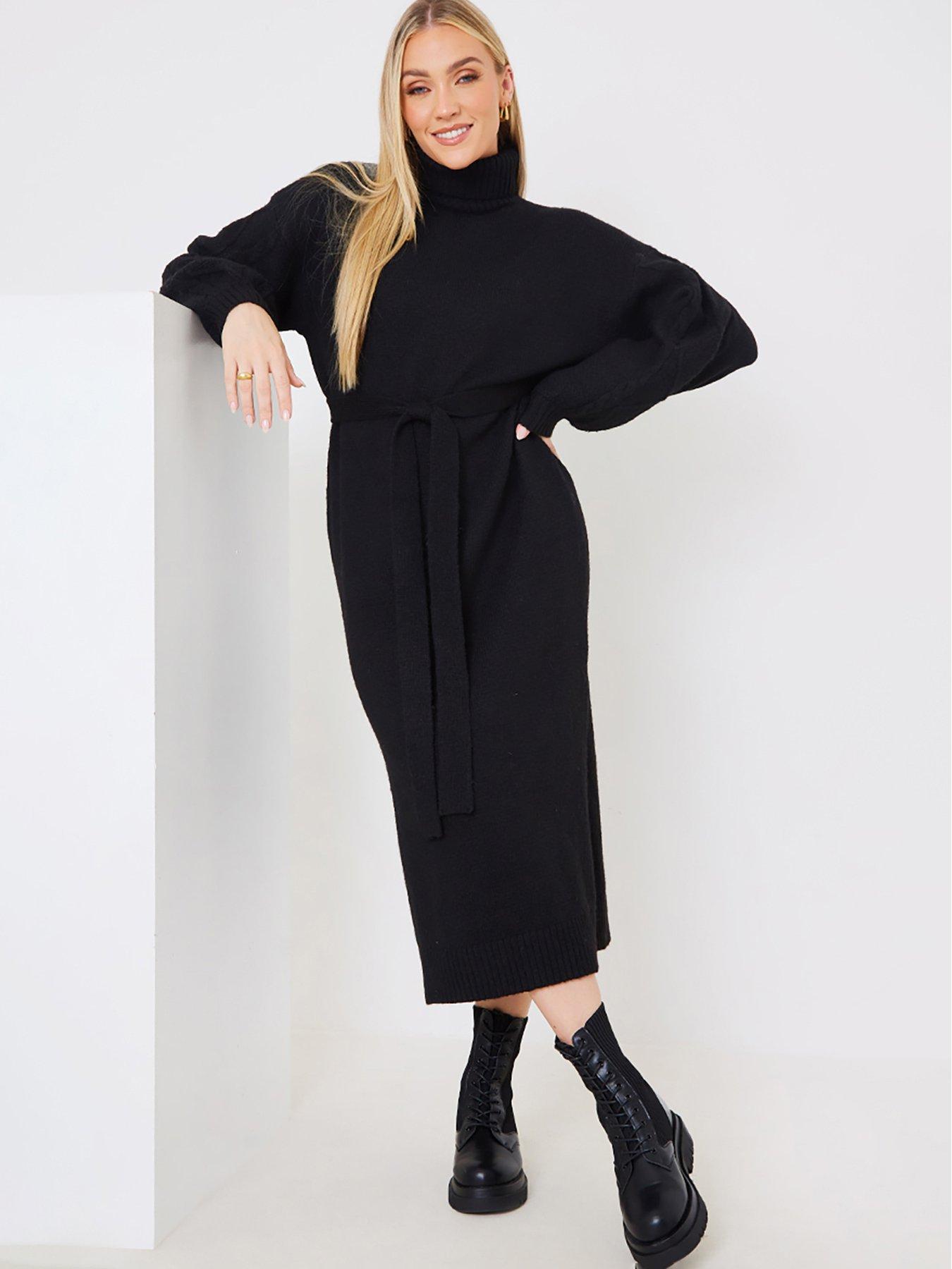 Midi black outlet jumper dress